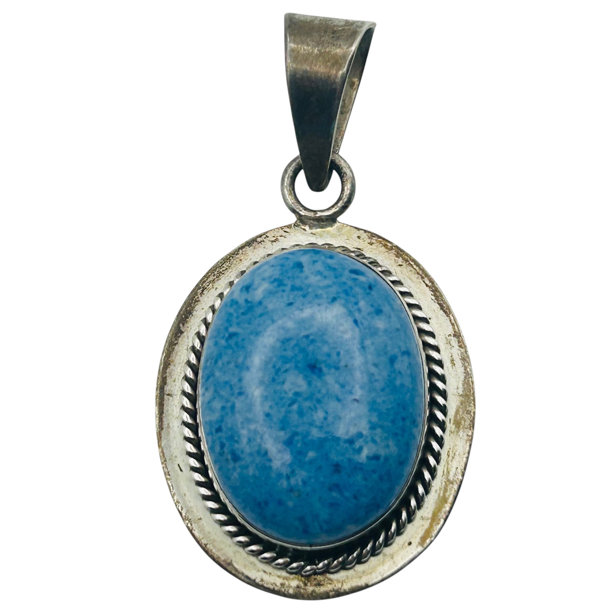 Mexico Sterling Denim Lazuli Pendant
