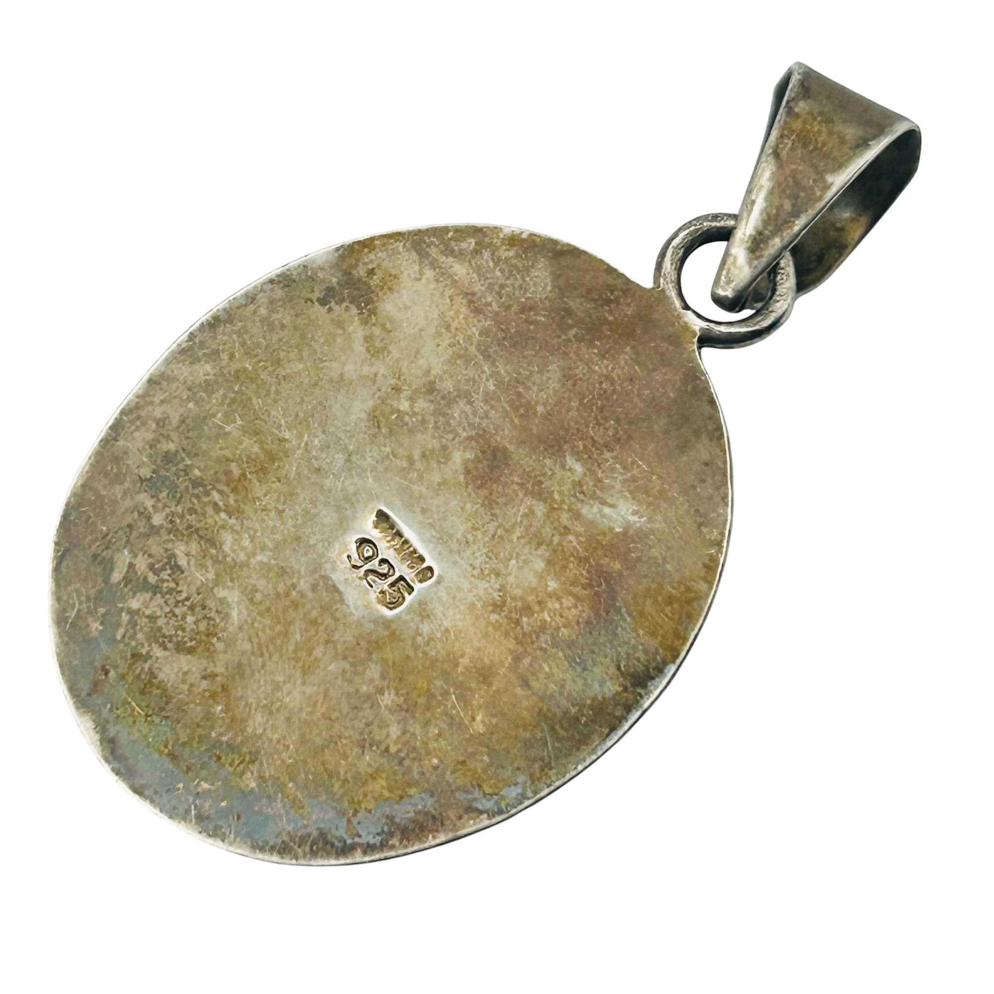 Mexico Sterling Denim Lazuli Pendant