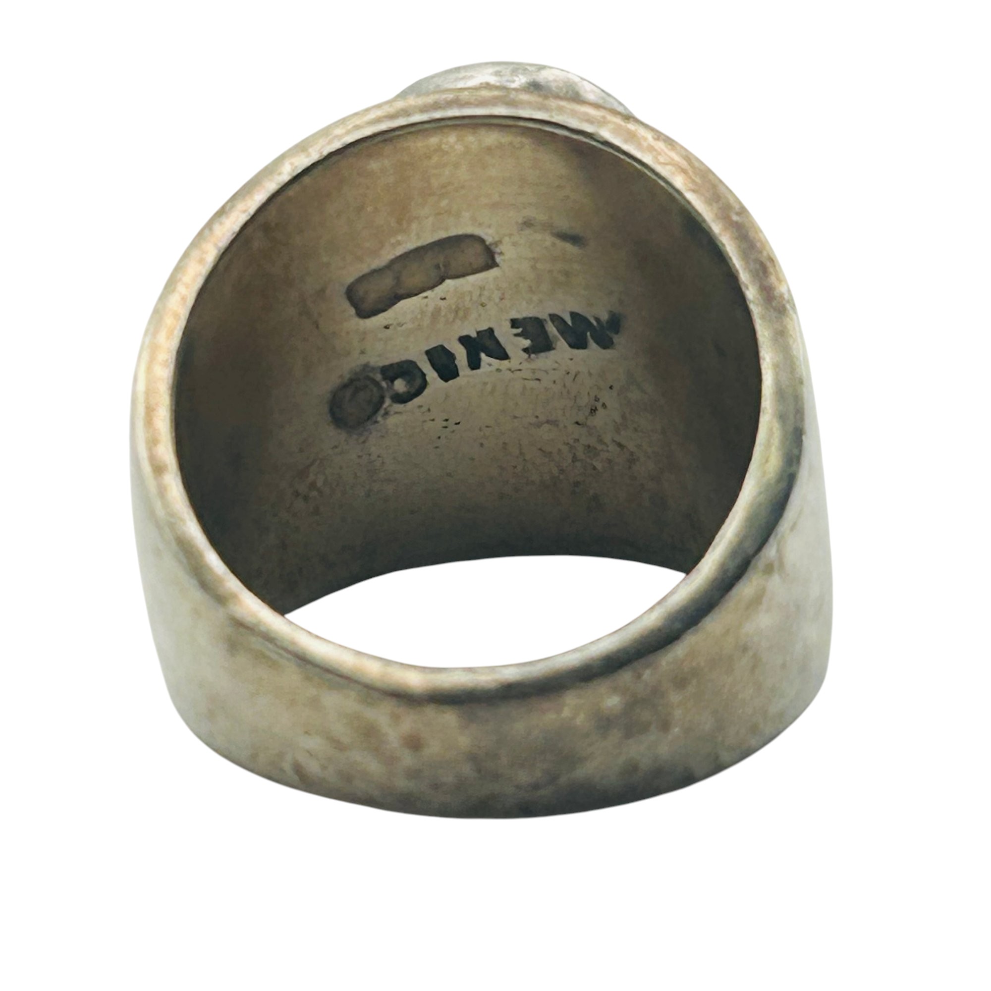Mexico Sterling Turquoise Ring Sz 5