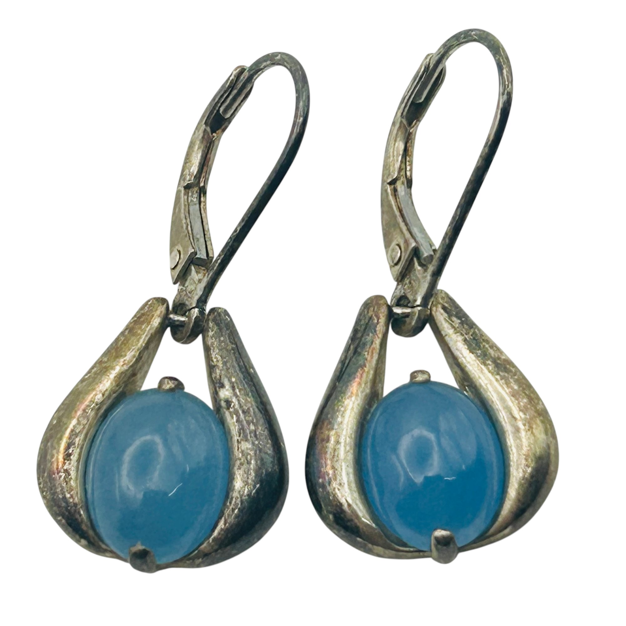 Sterling Chalcedony Earrings