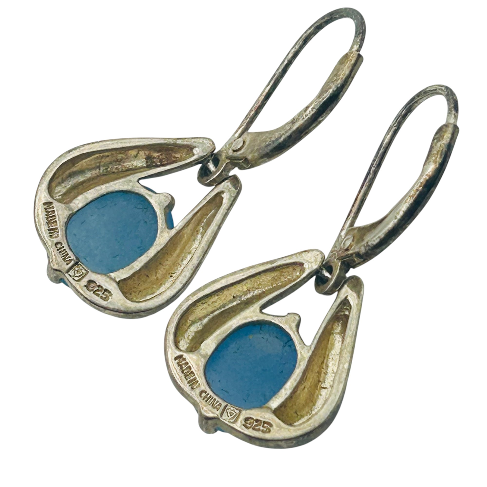 Sterling Chalcedony Earrings