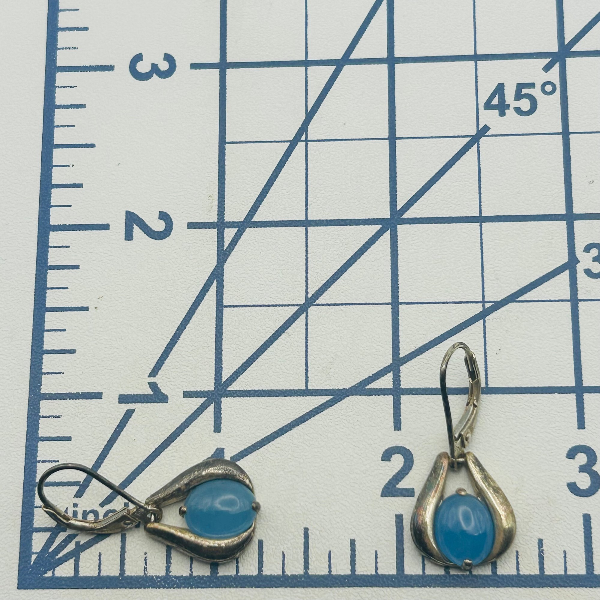 Sterling Chalcedony Earrings