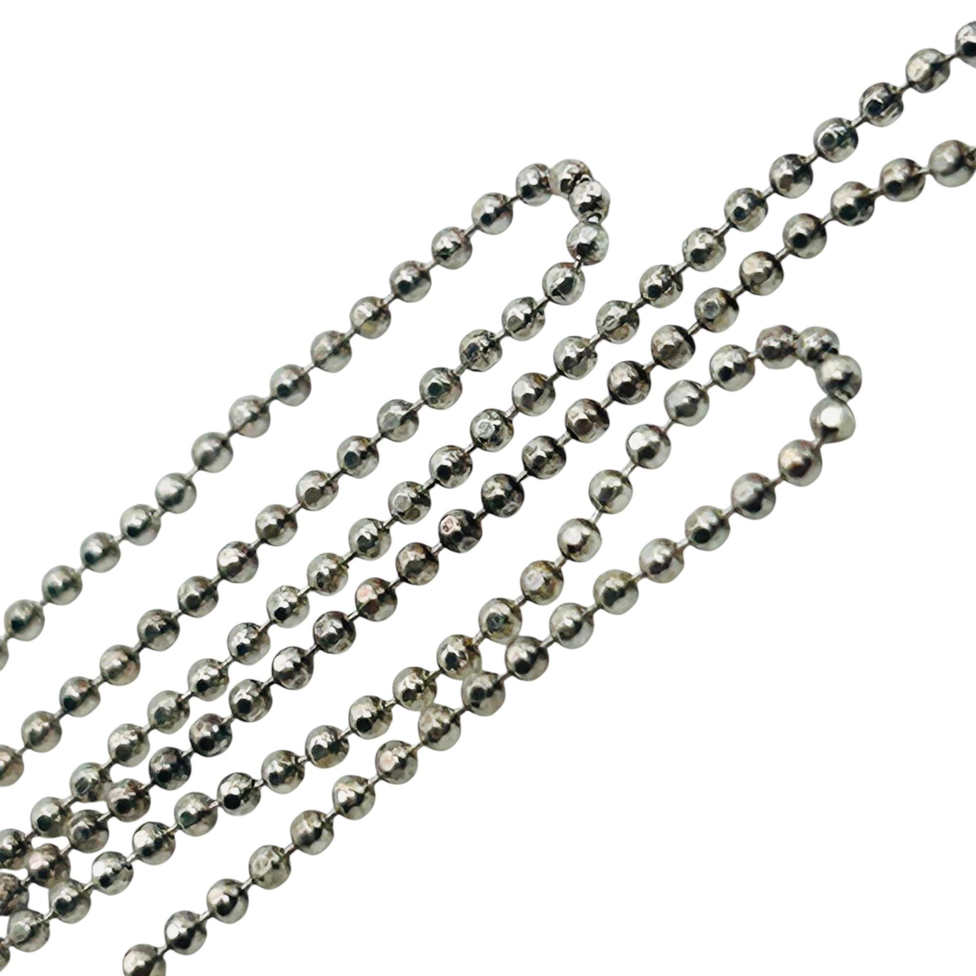 Dyadema Italy Sterling Bead Chain Necklace