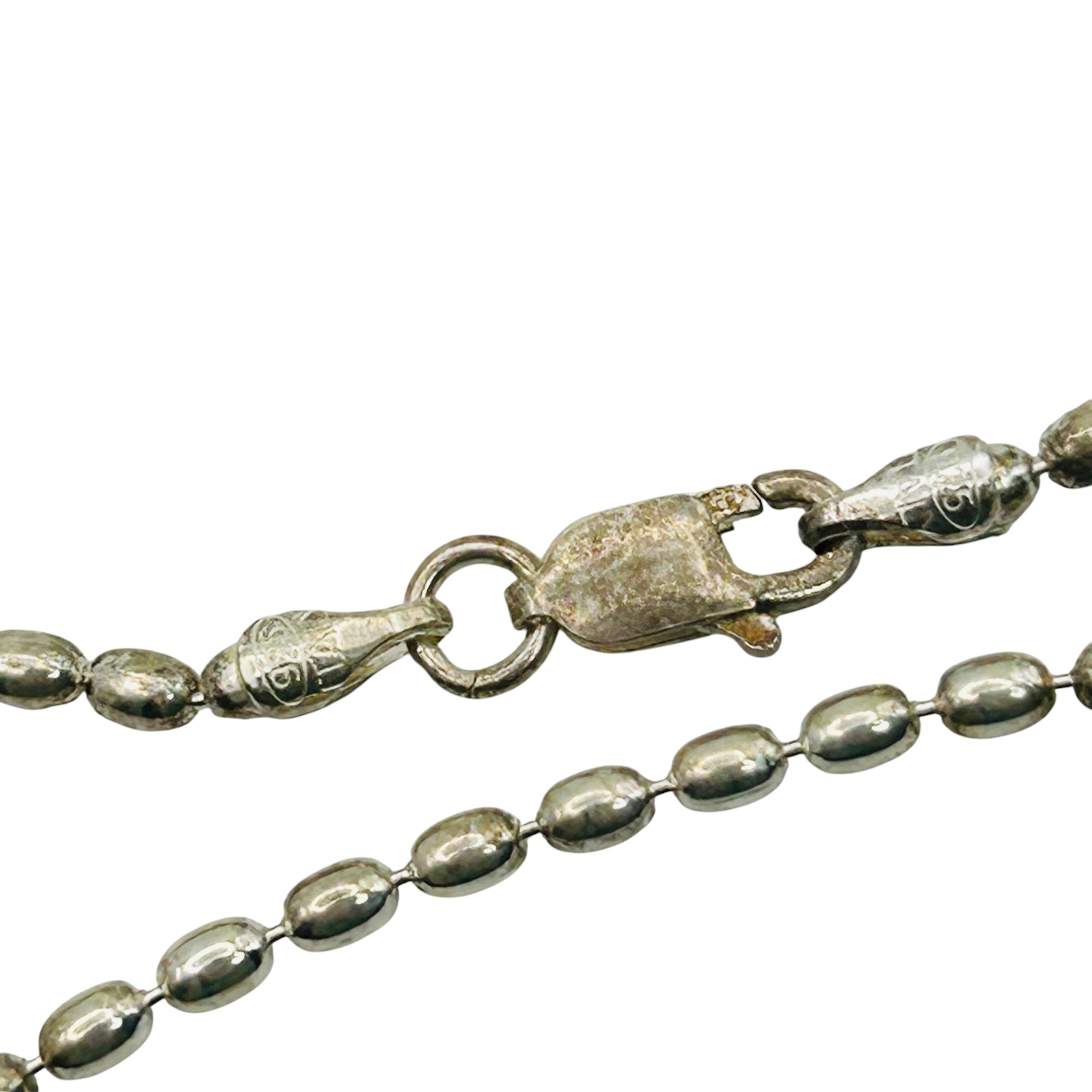 Italy Sterling Bead Chain Bracelet