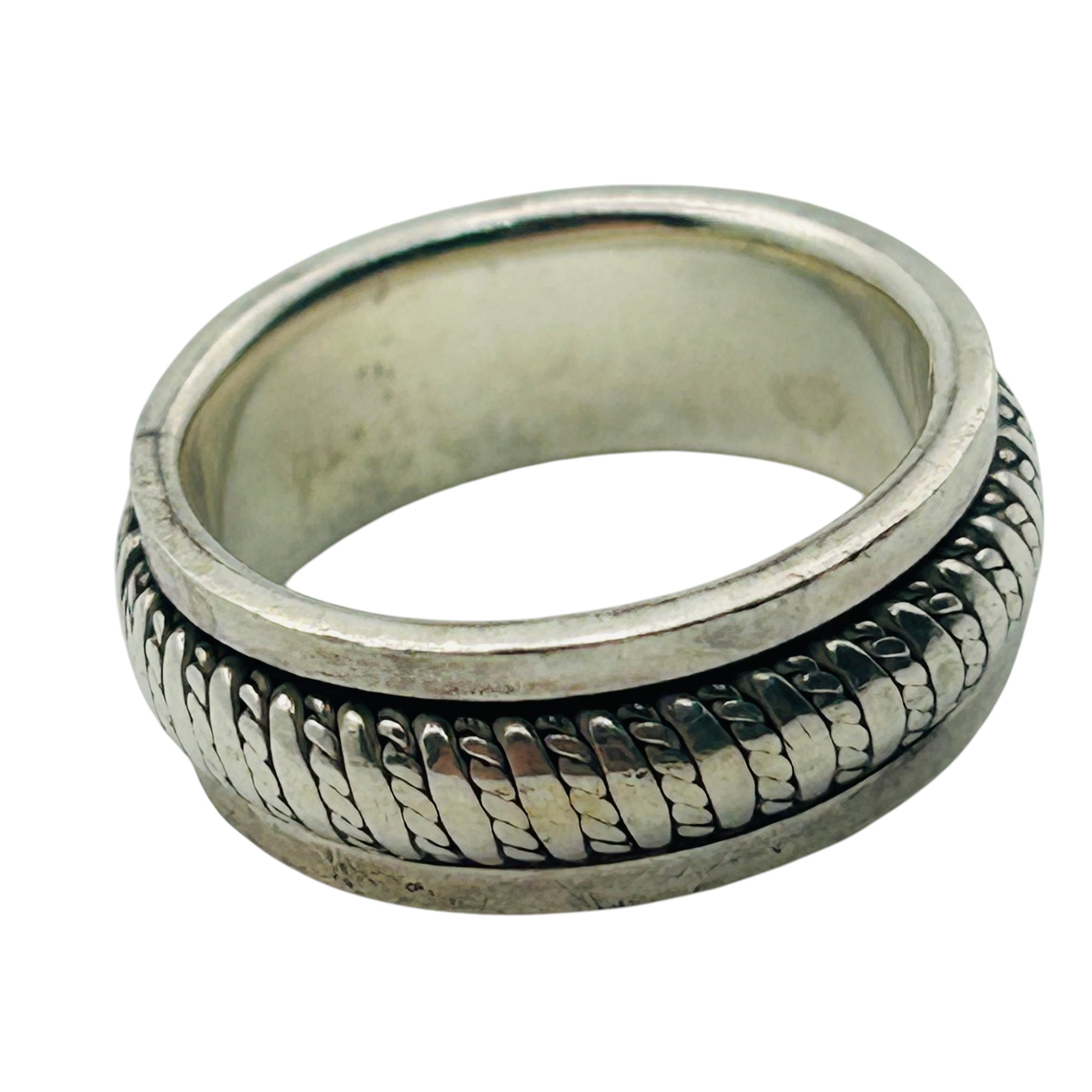 Sterling Spinning Band Sz 6