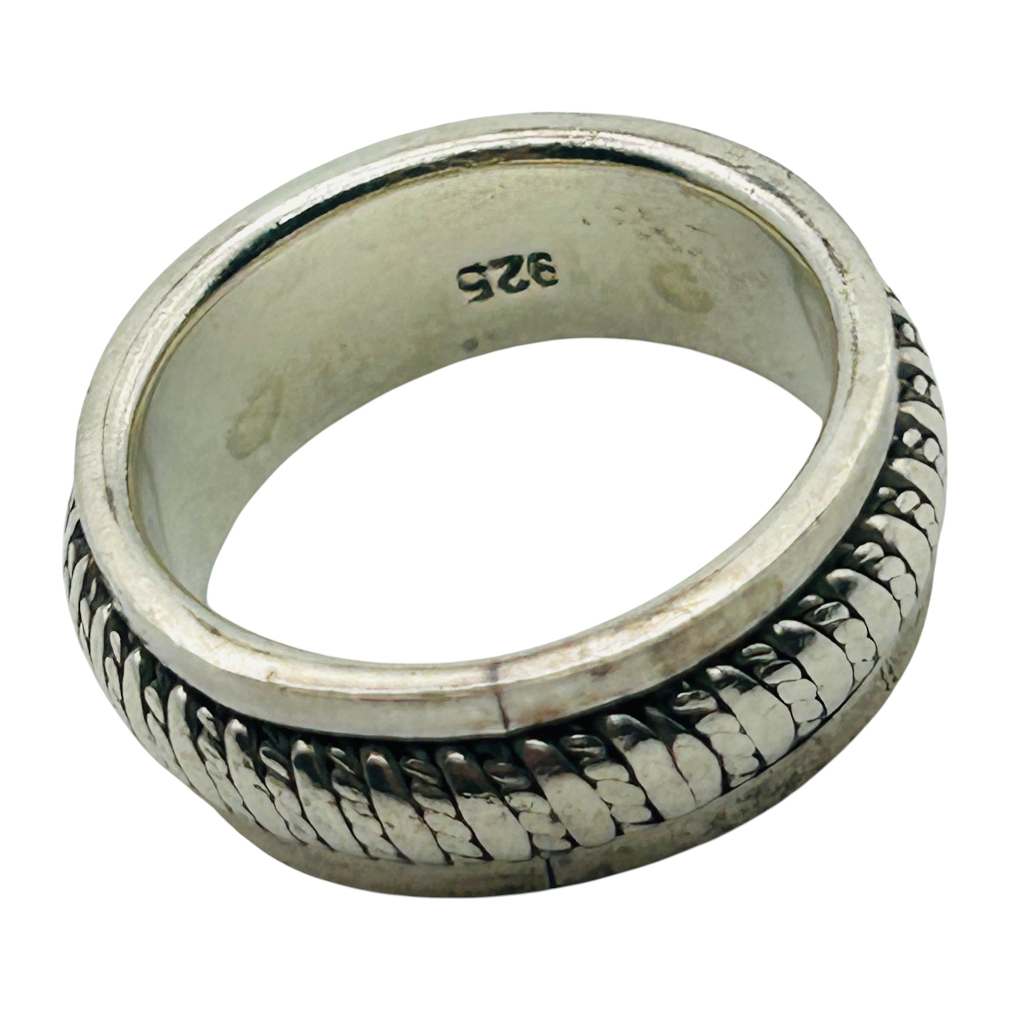 Sterling Spinning Band Sz 6