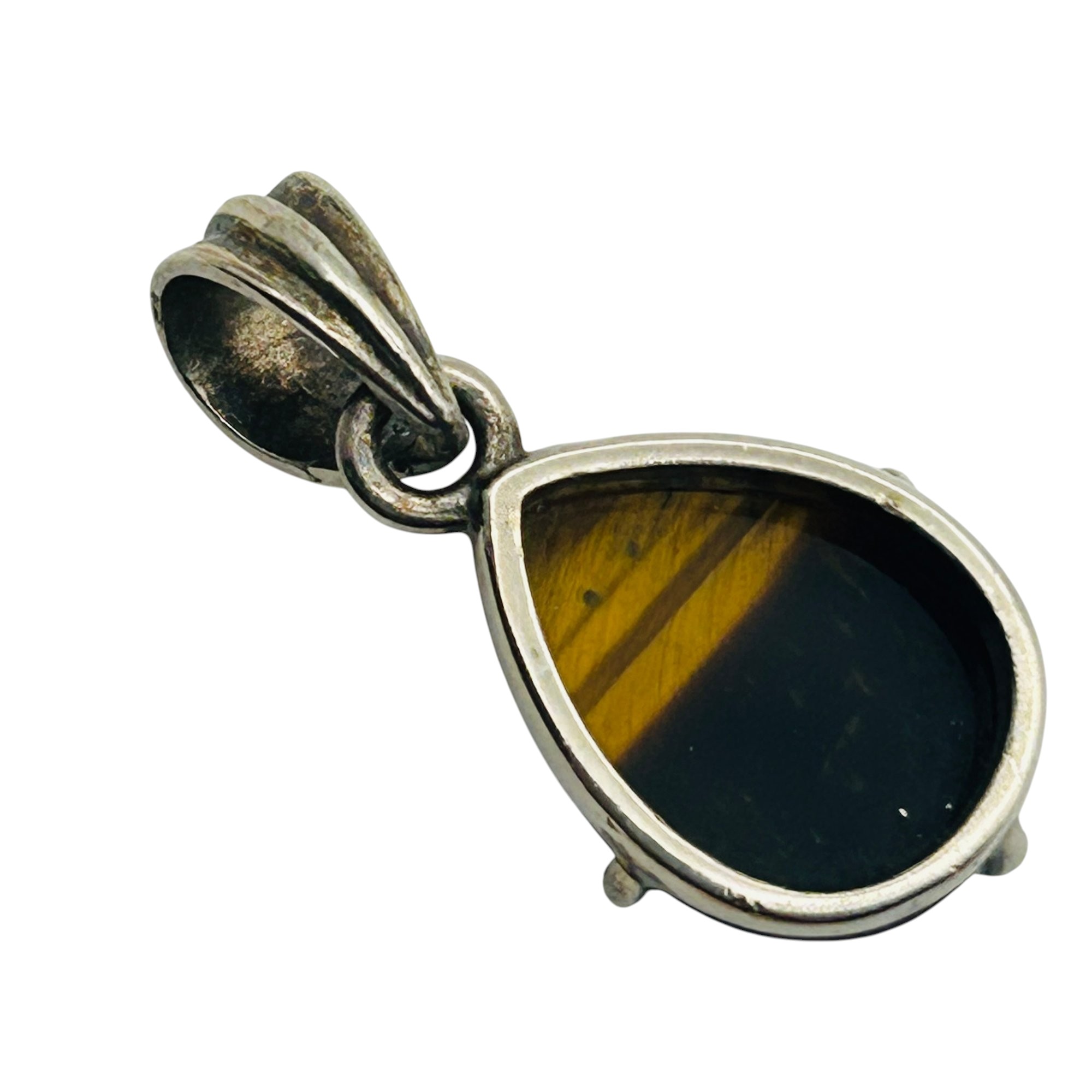 Sterling Tigers Eye Pendant