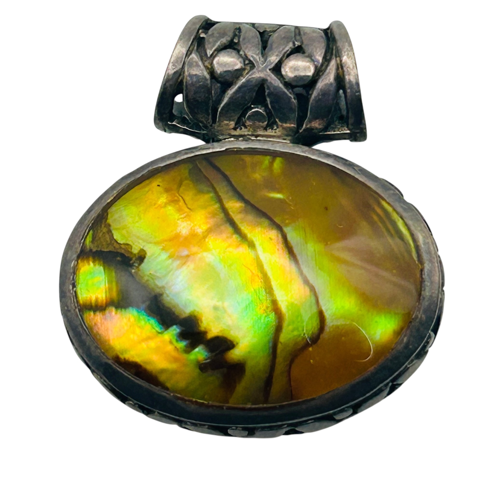 Sterling Abalone Pendant