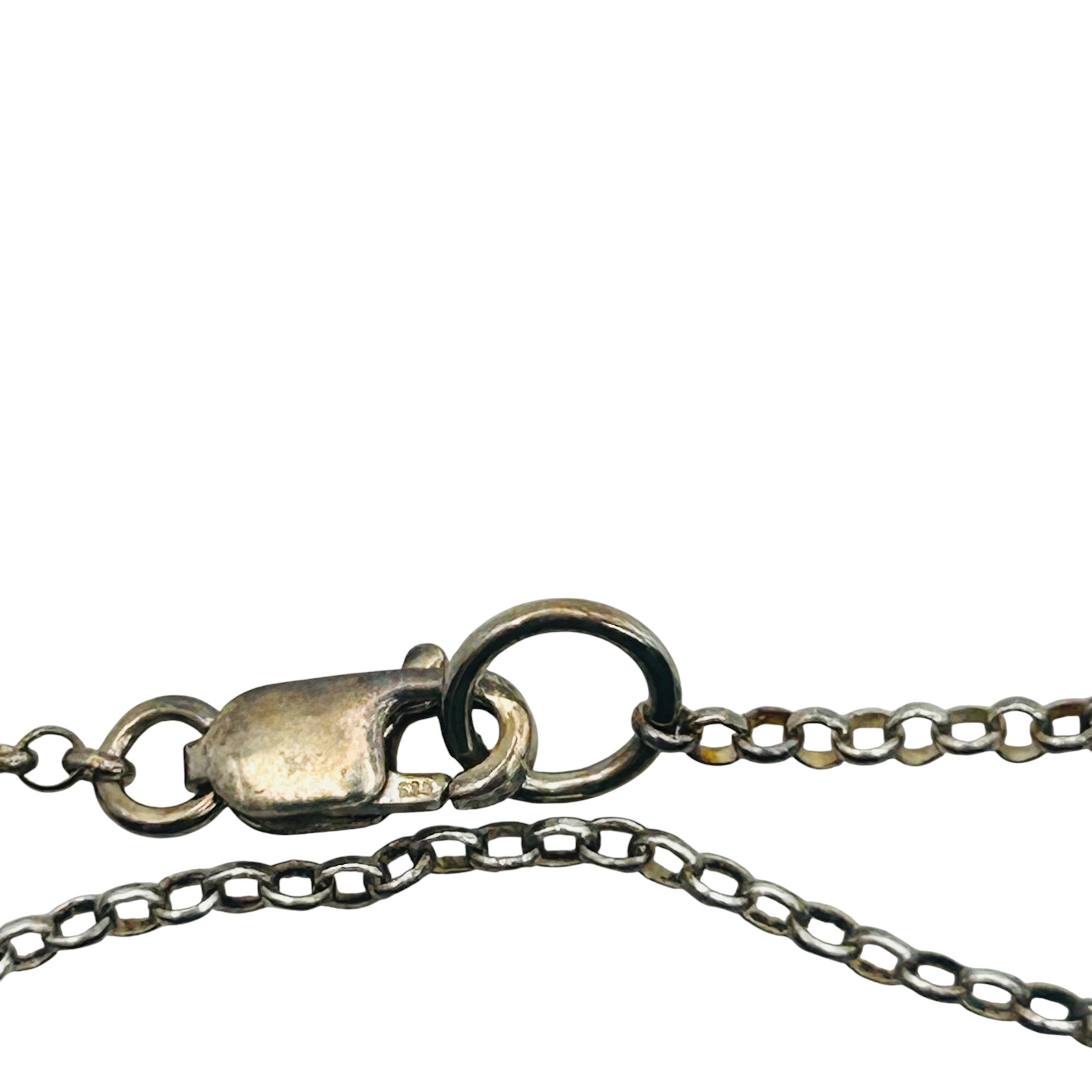 Sterling Cable Chain Infinity Necklace