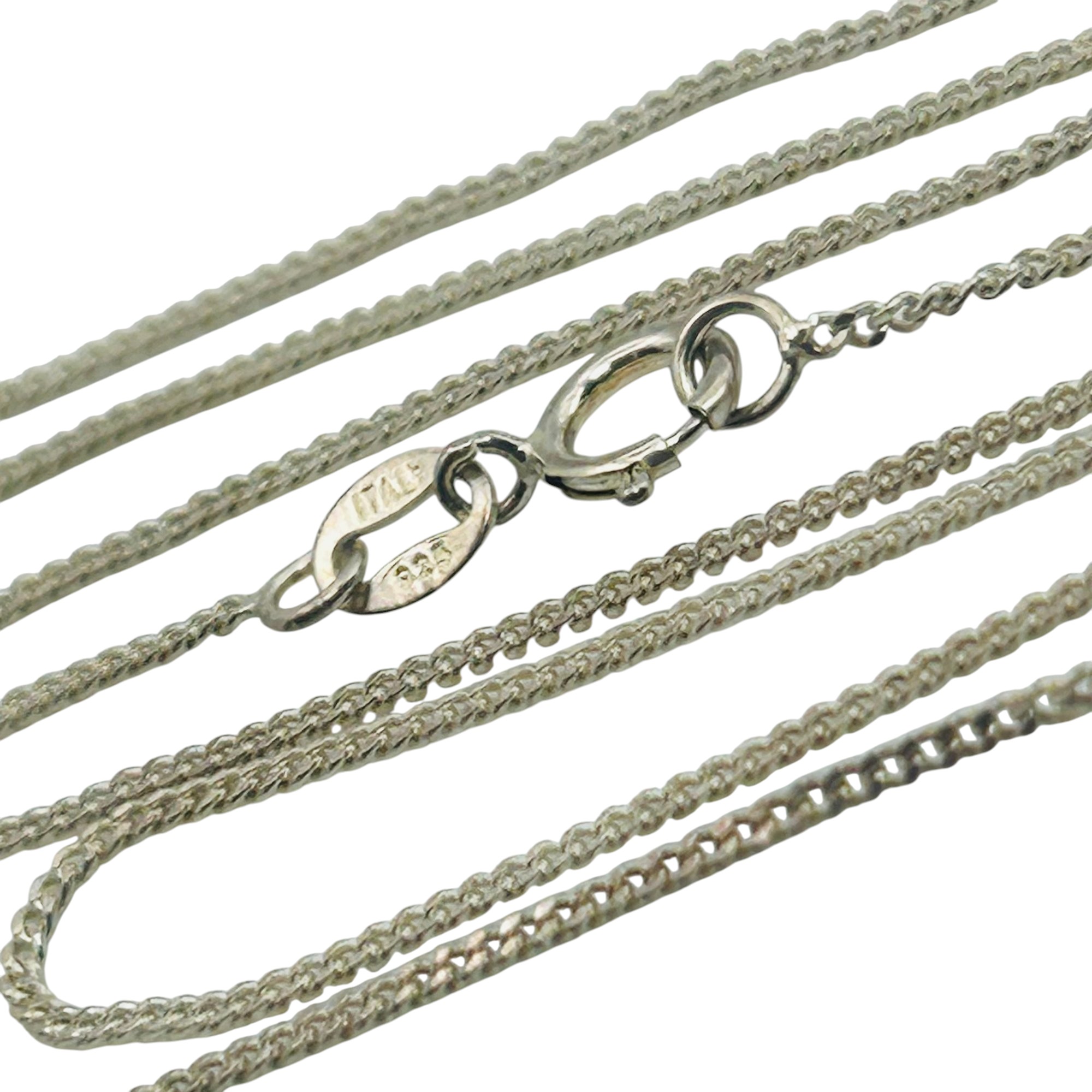 Italy Sterling Curb Chain Necklace