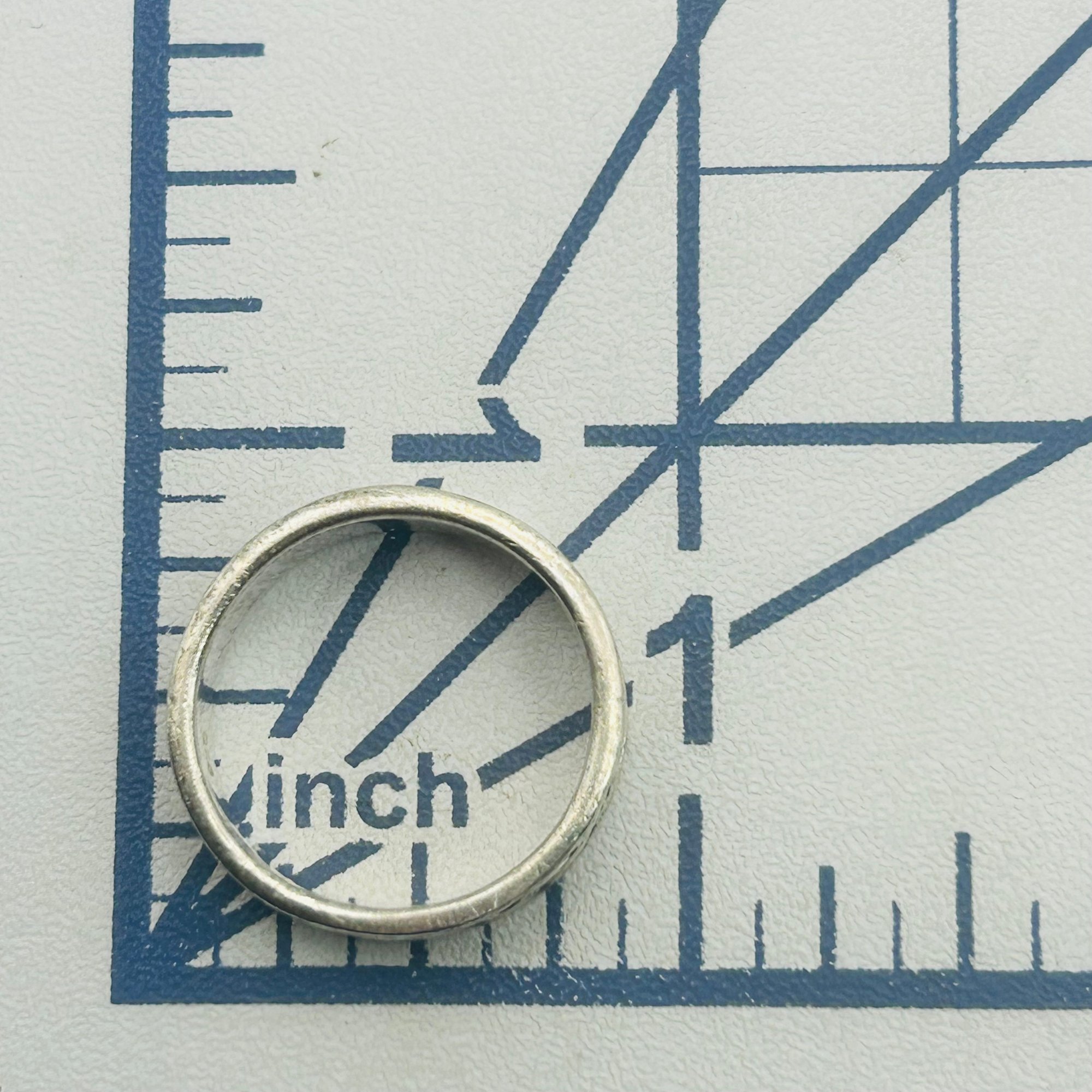 Sterling Wheat Detail Ring Sz 8