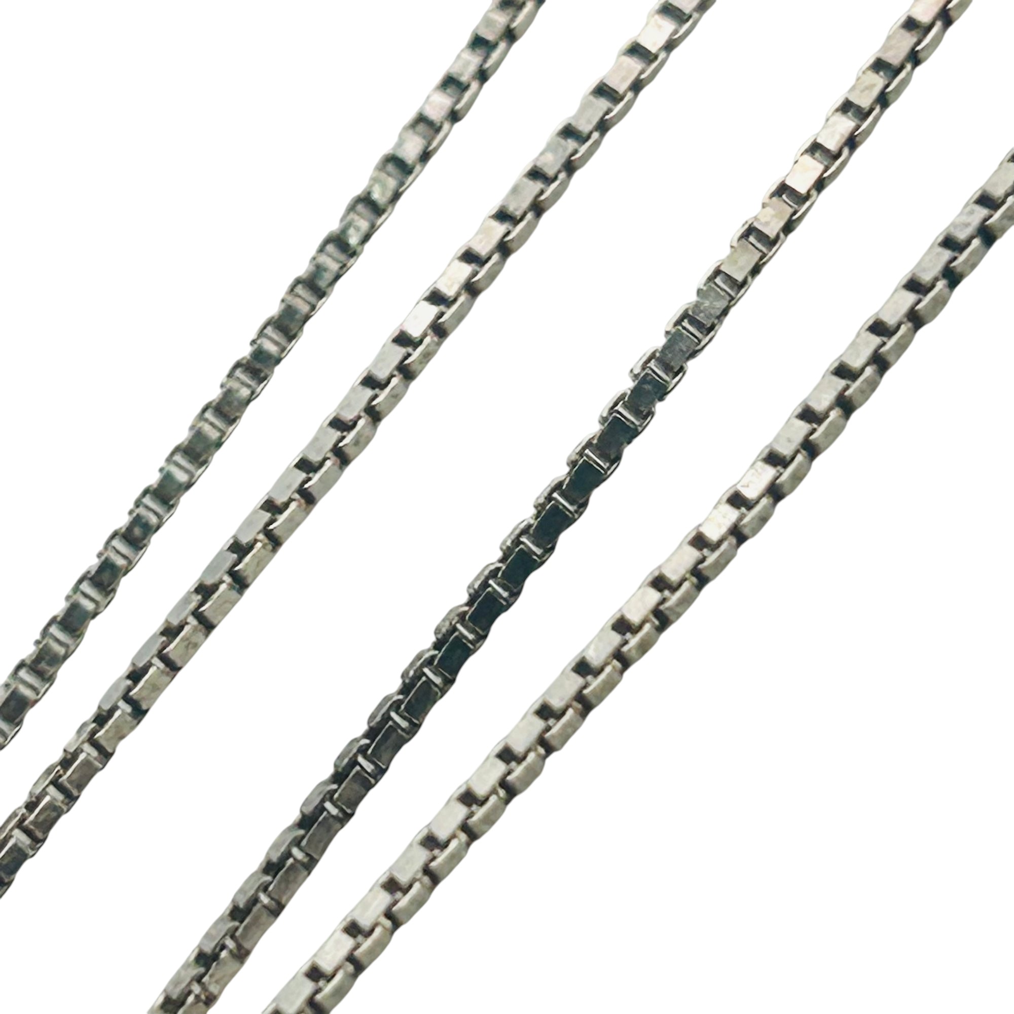 Italy Sterling Box Chain Necklace