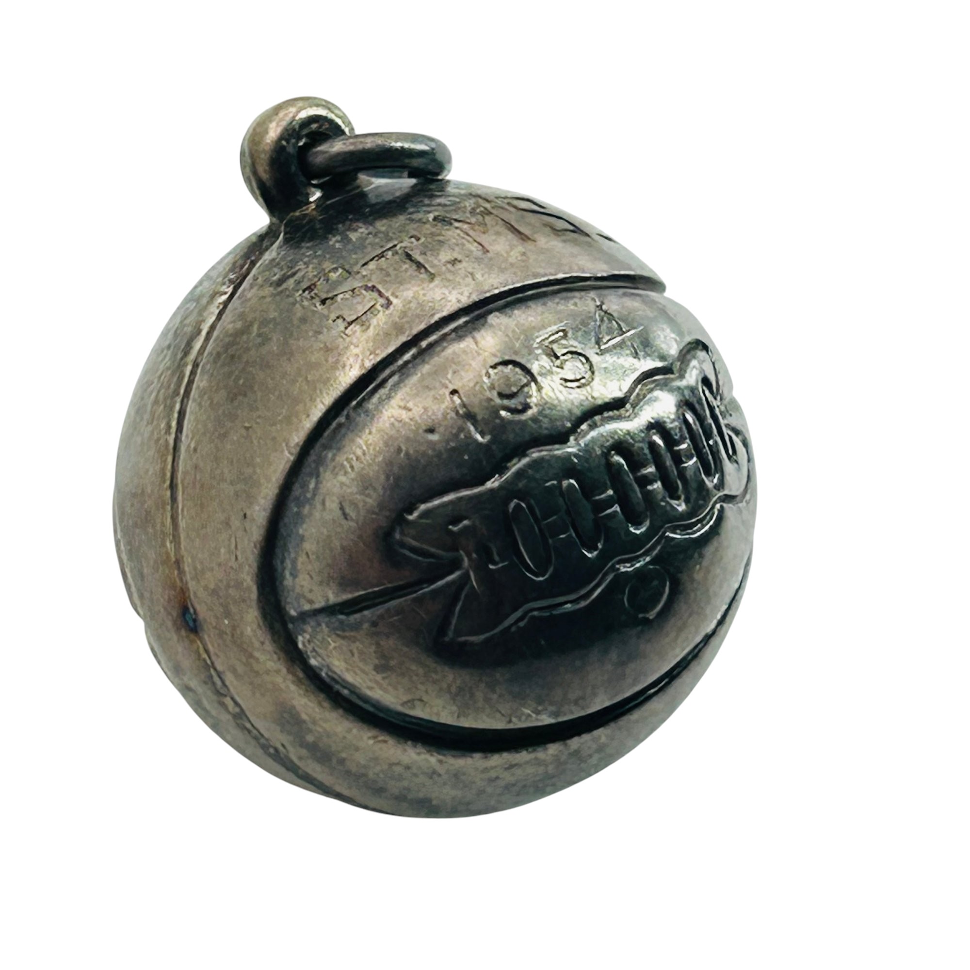 St M's 1954 Sterling Basketball Charm