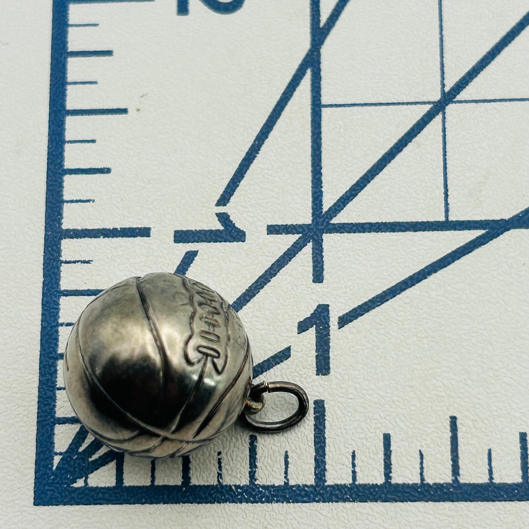 St M's 1954 Sterling Basketball Charm