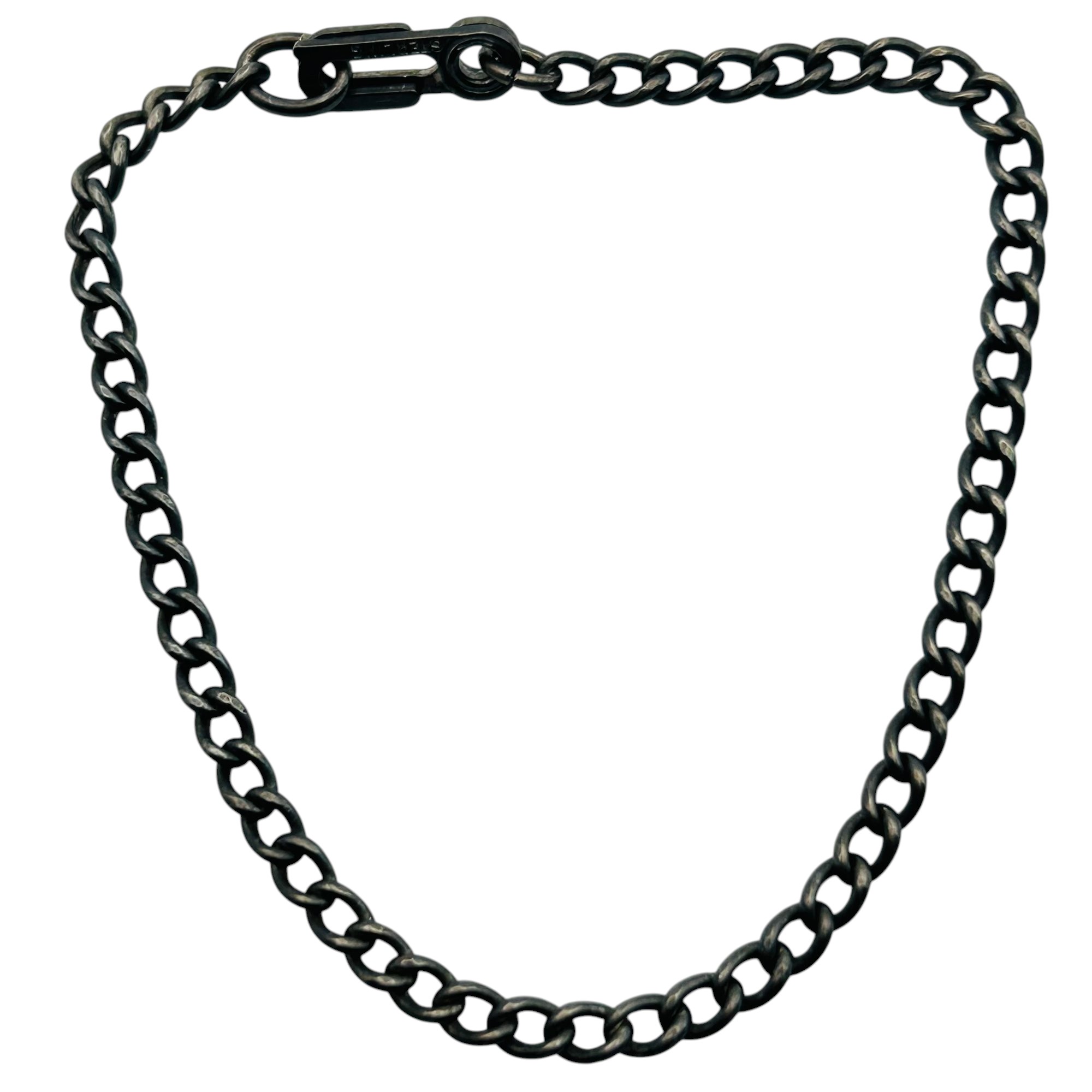 Sterling Curb Chain Bracelet