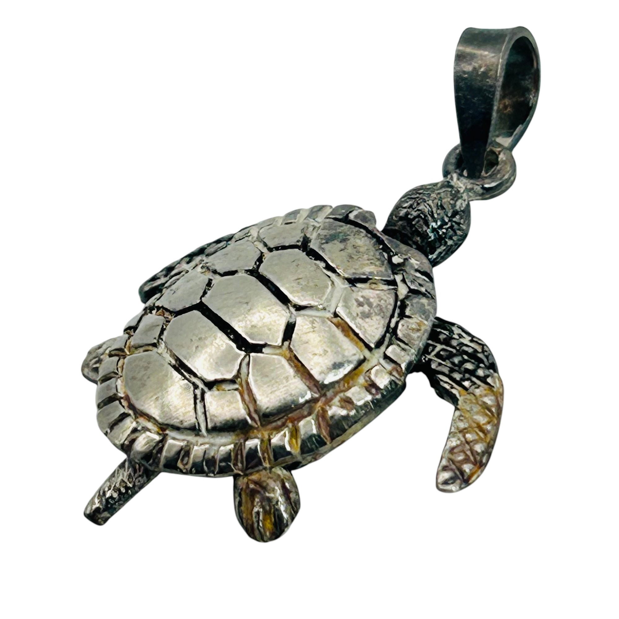 Sterling Turtle Pendant
