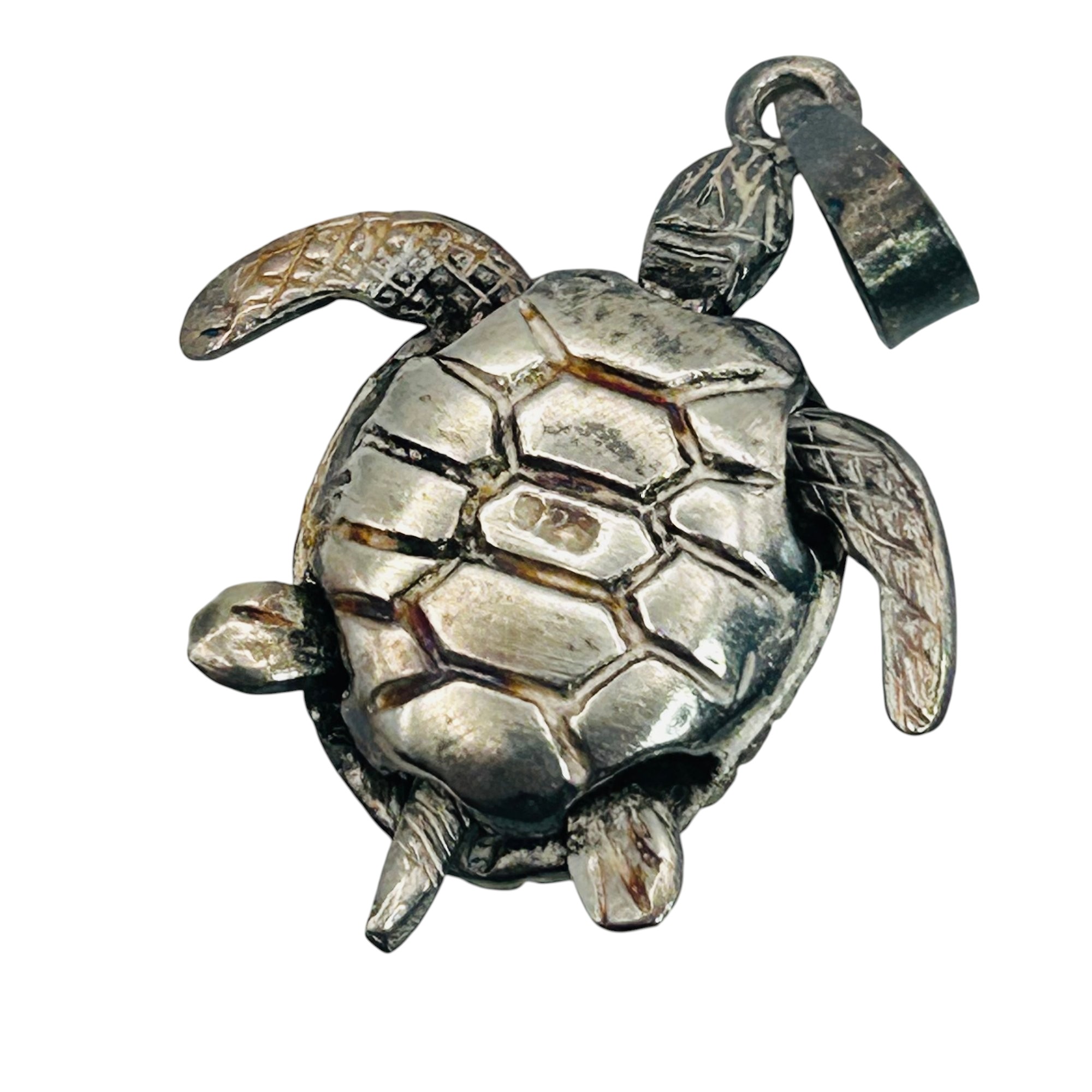 Sterling Turtle Pendant