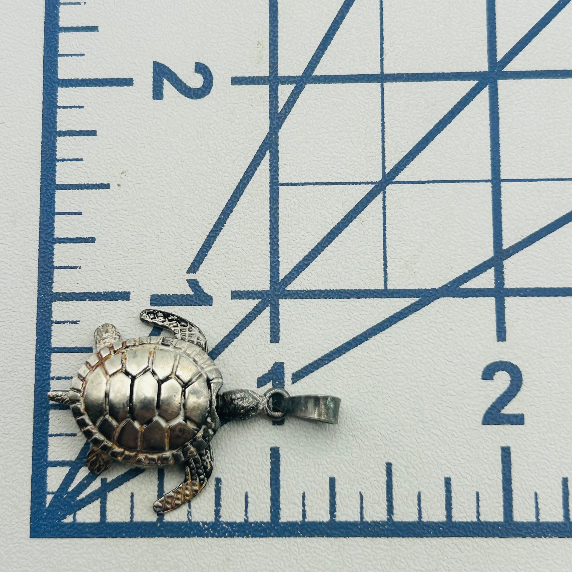 Sterling Turtle Pendant