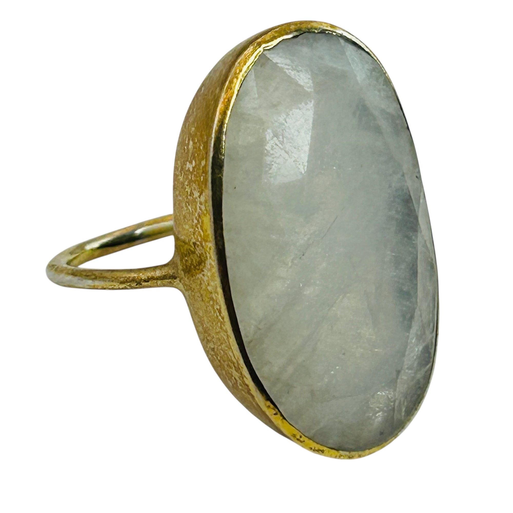 Sterling Moonstone Ring Sz 6.5