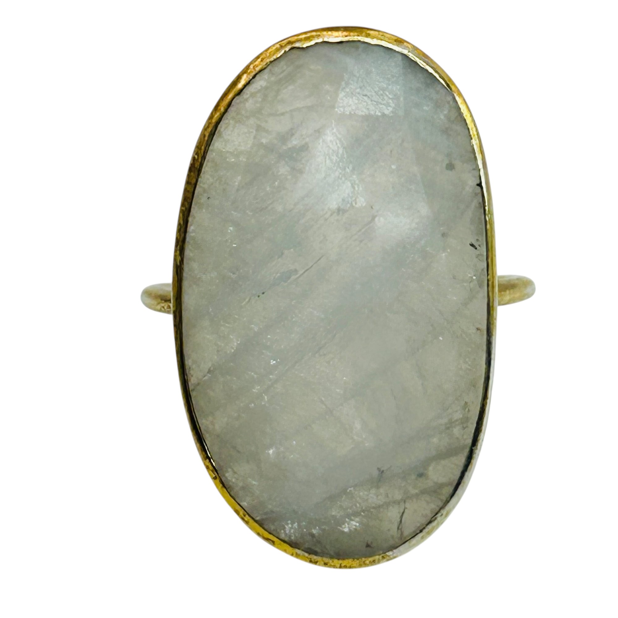 Sterling Moonstone Ring Sz 6.5