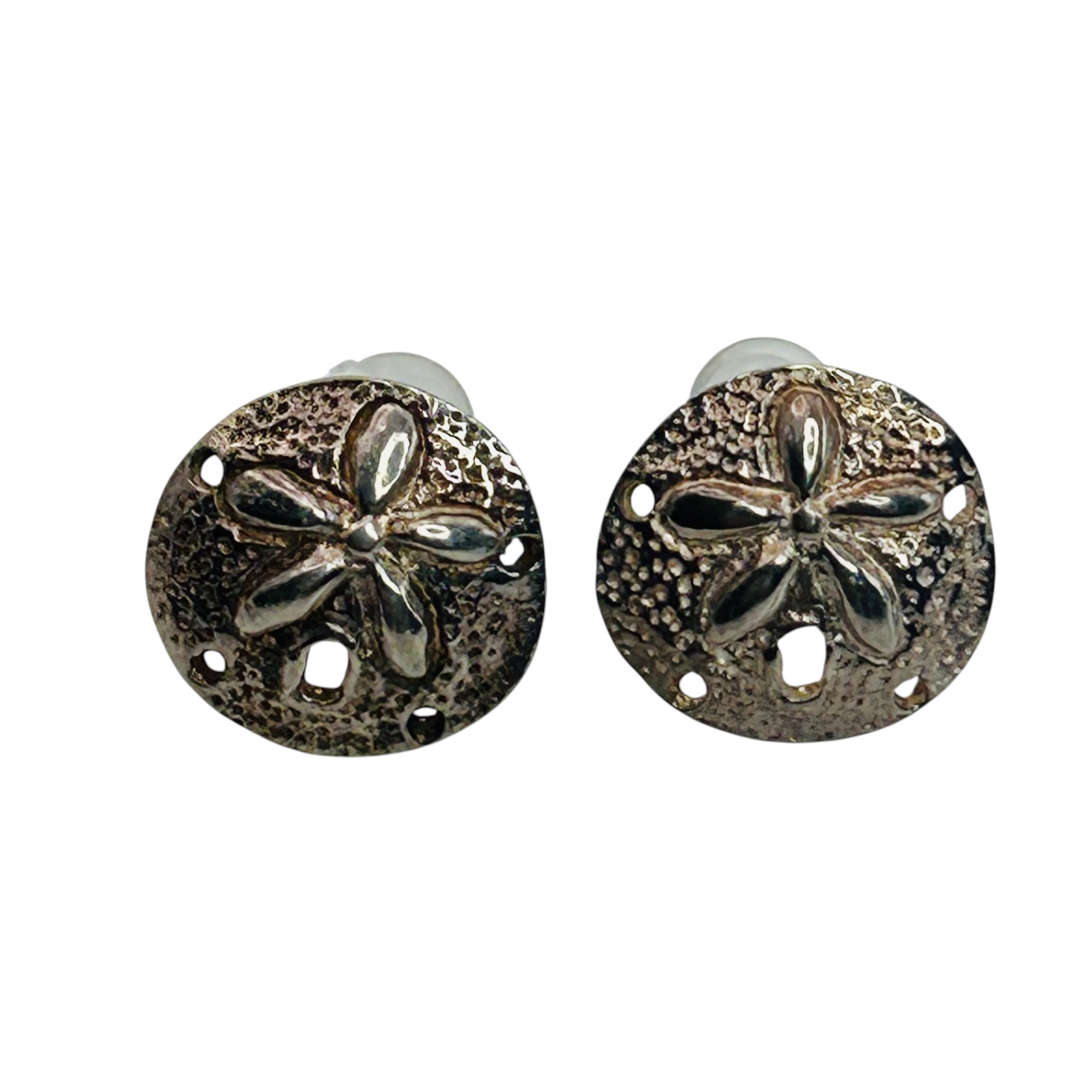 Sterling Sand Dollar Earrings