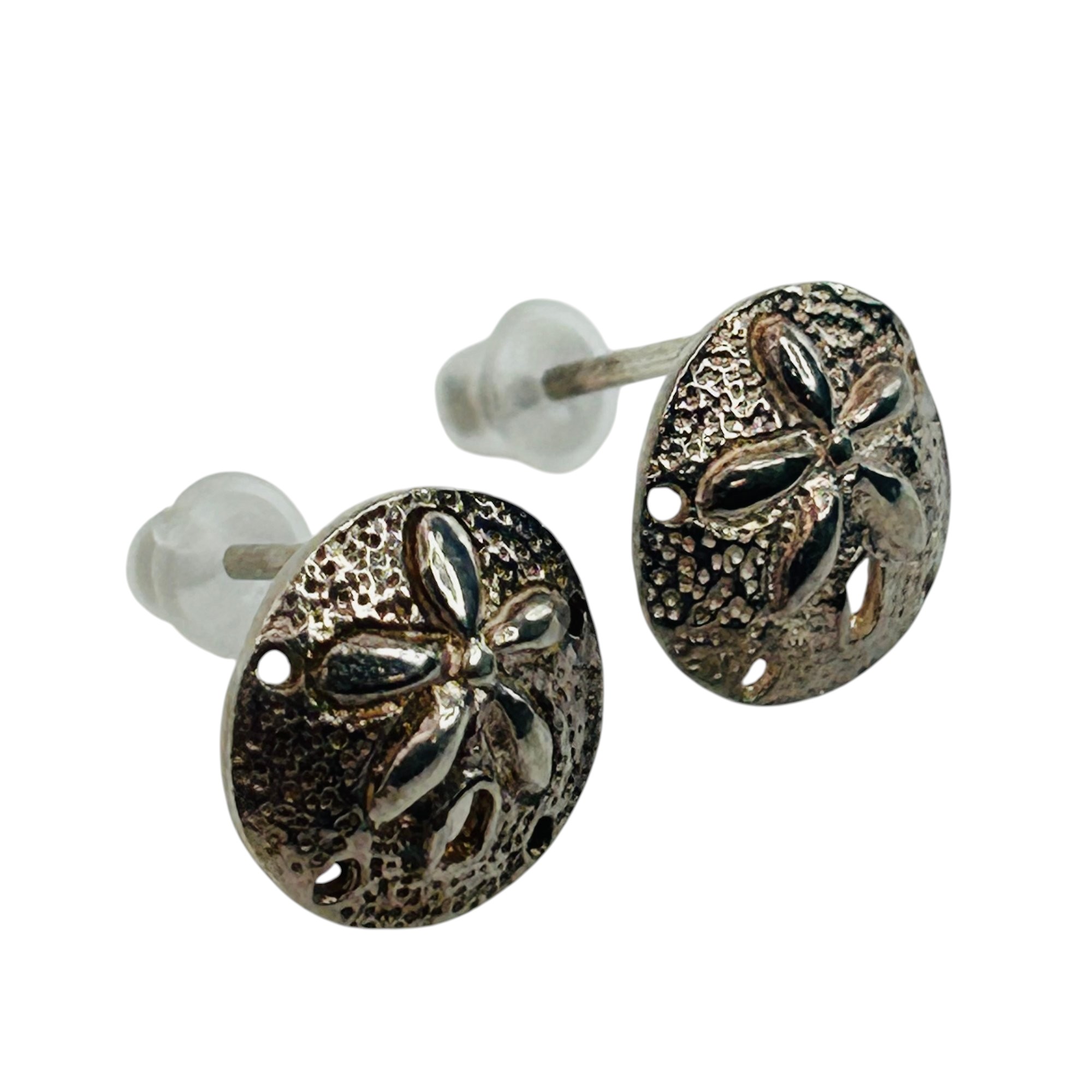 Sterling Sand Dollar Earrings