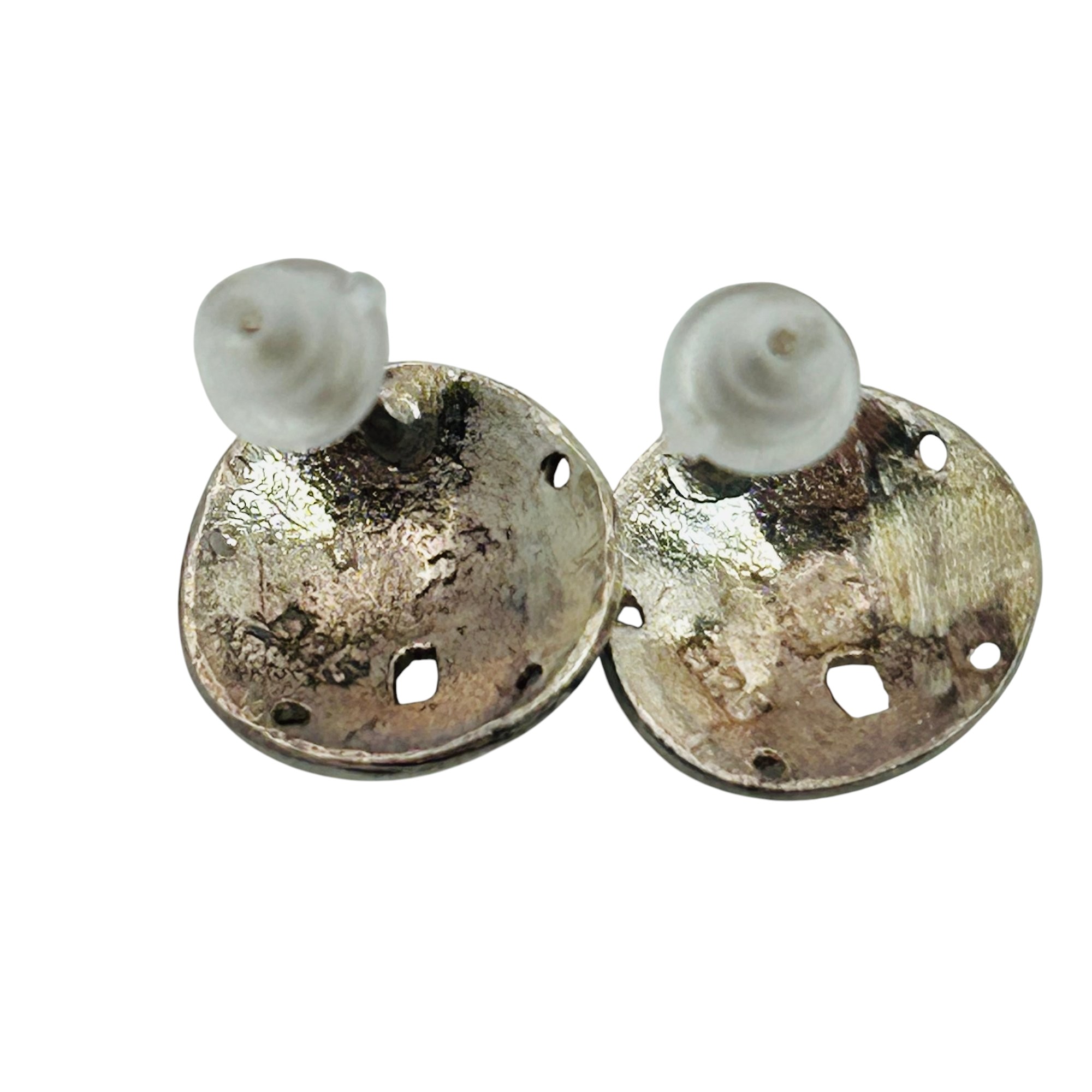 Sterling Sand Dollar Earrings