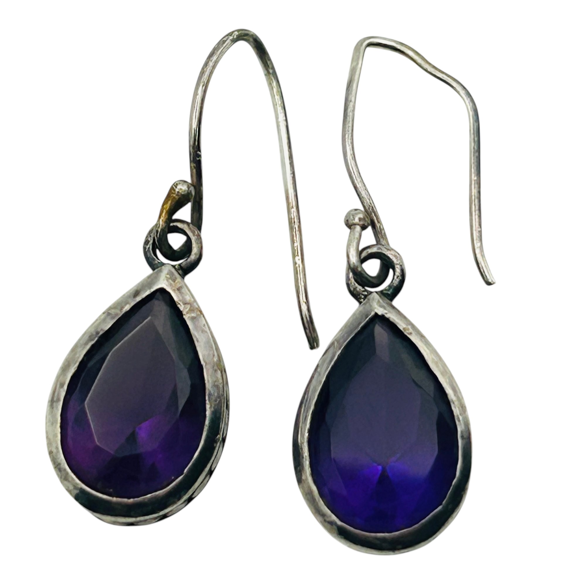 Sterling Amethyst Earrings
