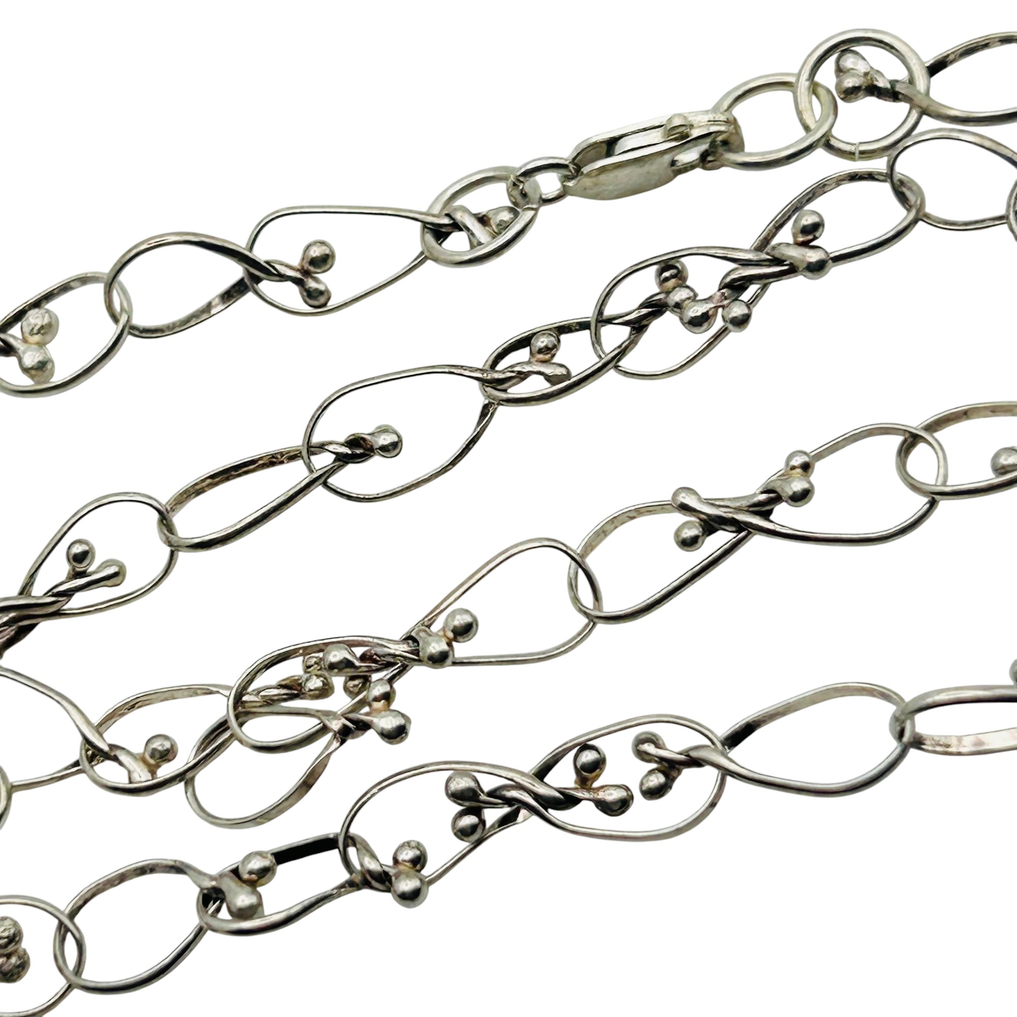 Sterling Unique Chain Necklace