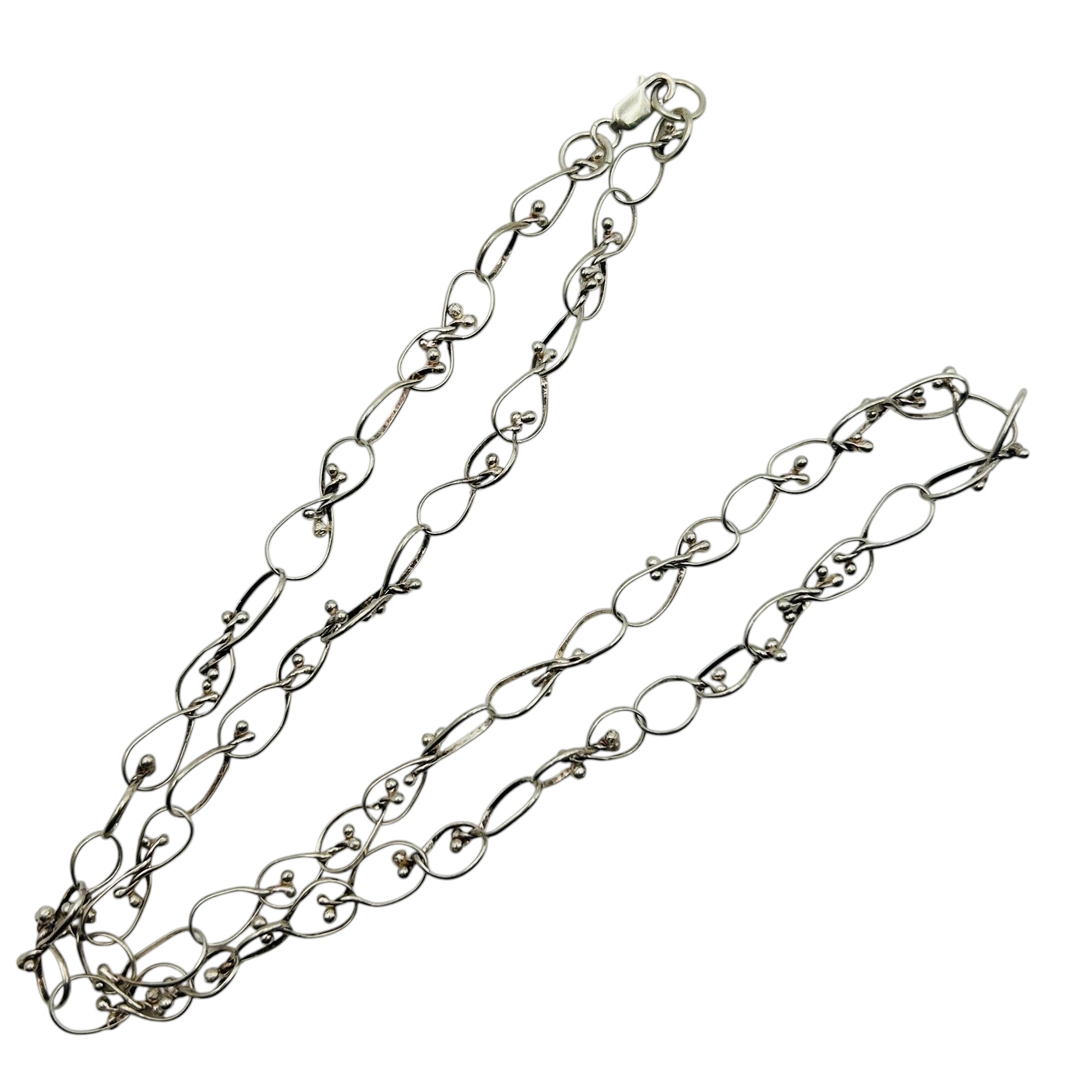 Sterling Unique Chain Necklace