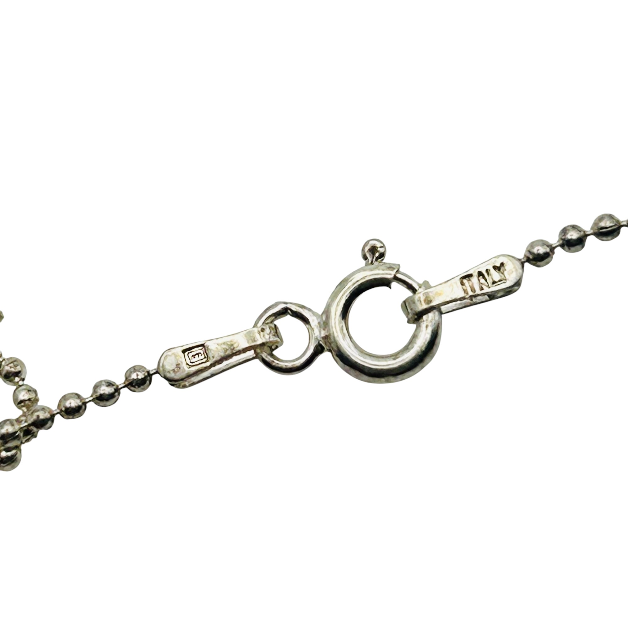 Sterling Bead Chain Necklace