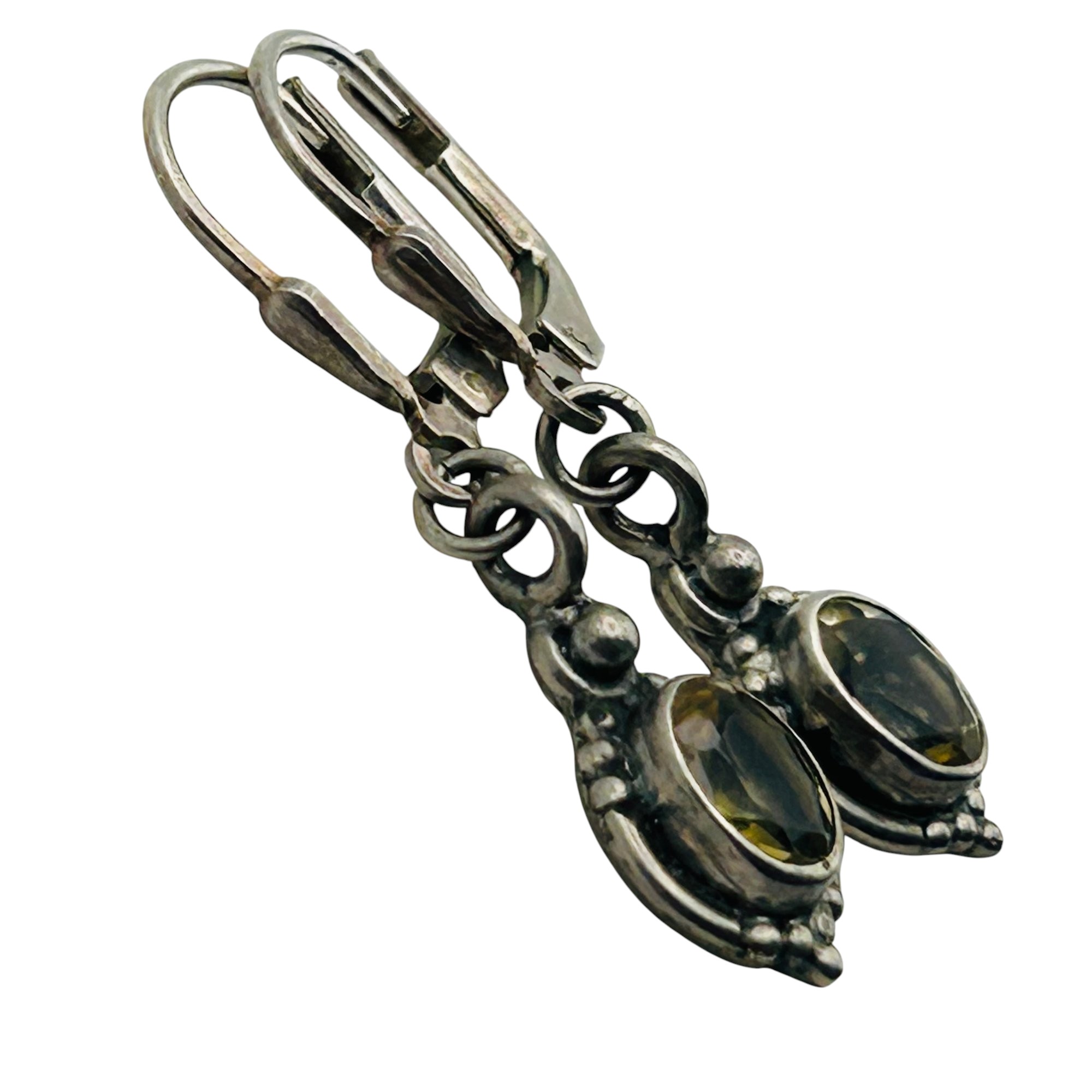 Sterling Citrine Earring