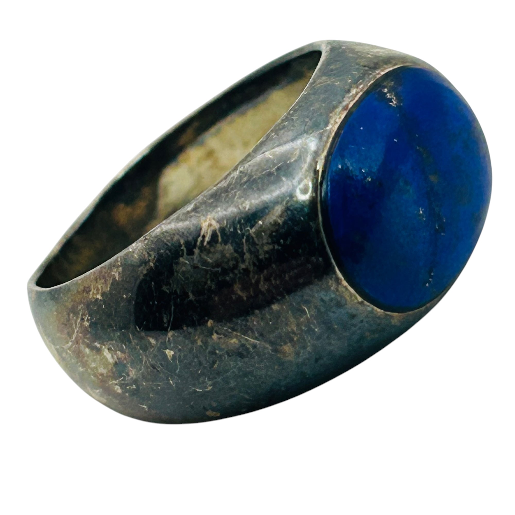 Boma Sterling Lapis Lazuli Ring Sz 8