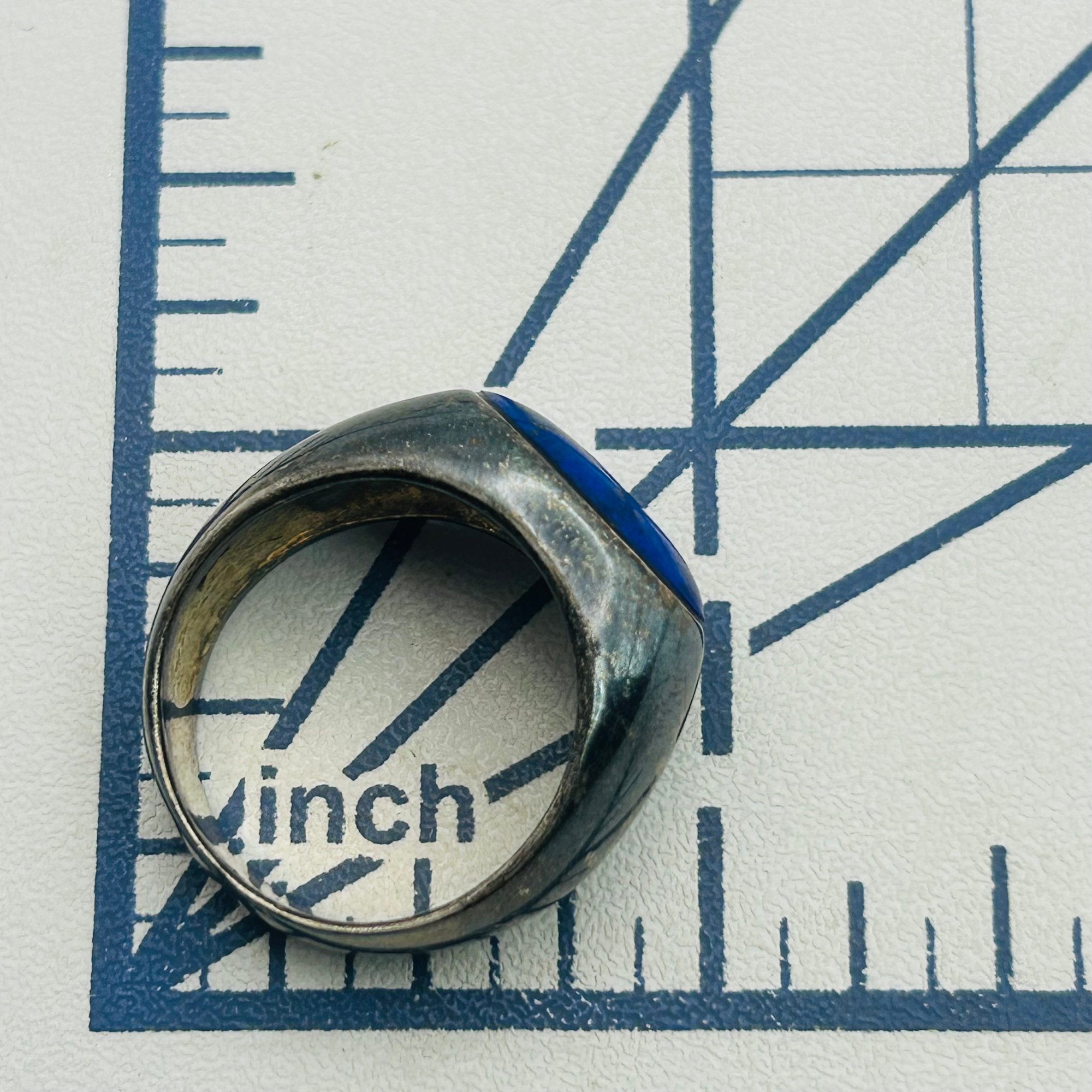 Boma Sterling Lapis Lazuli Ring Sz 8