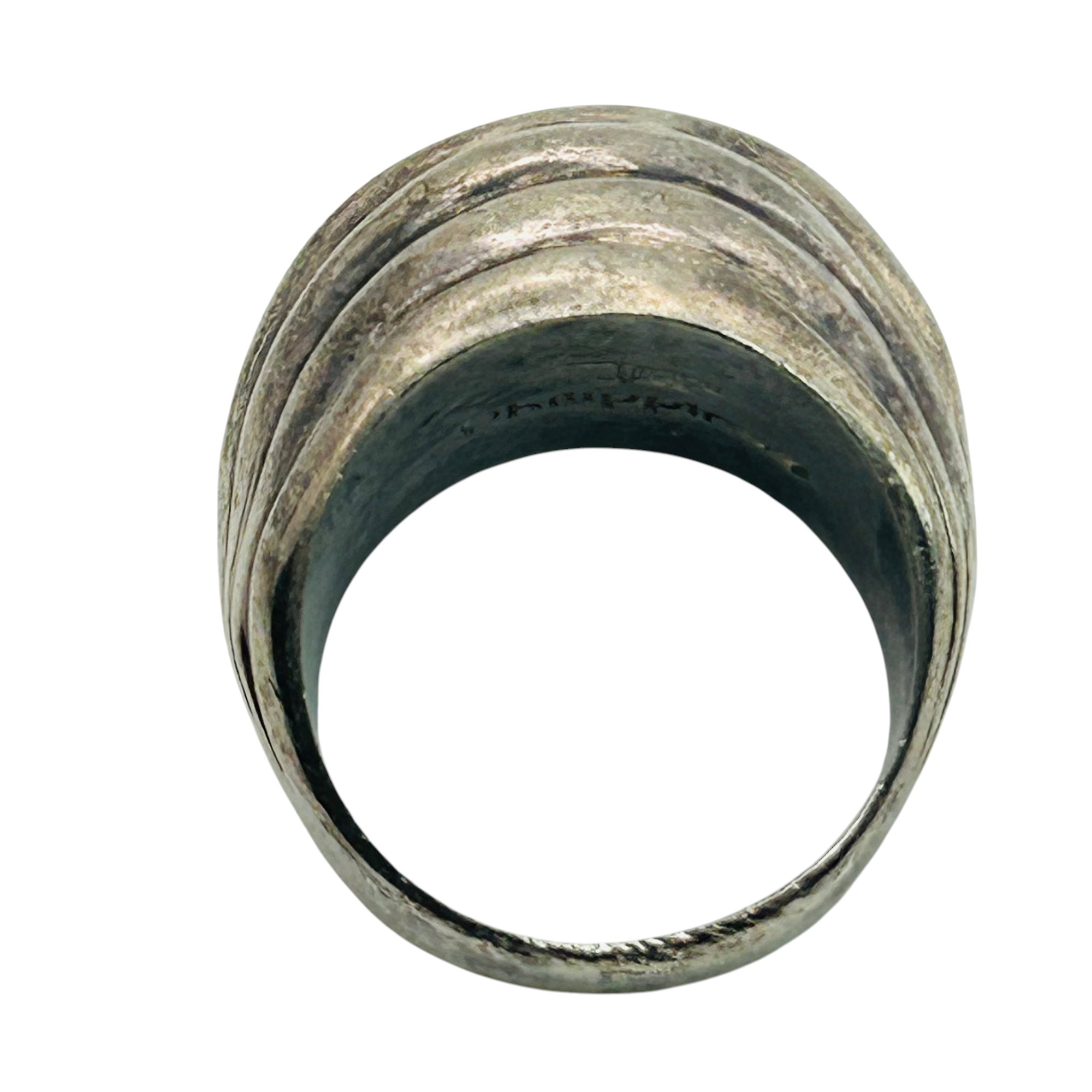 Philippines Sterling Dome Ring Sz 7