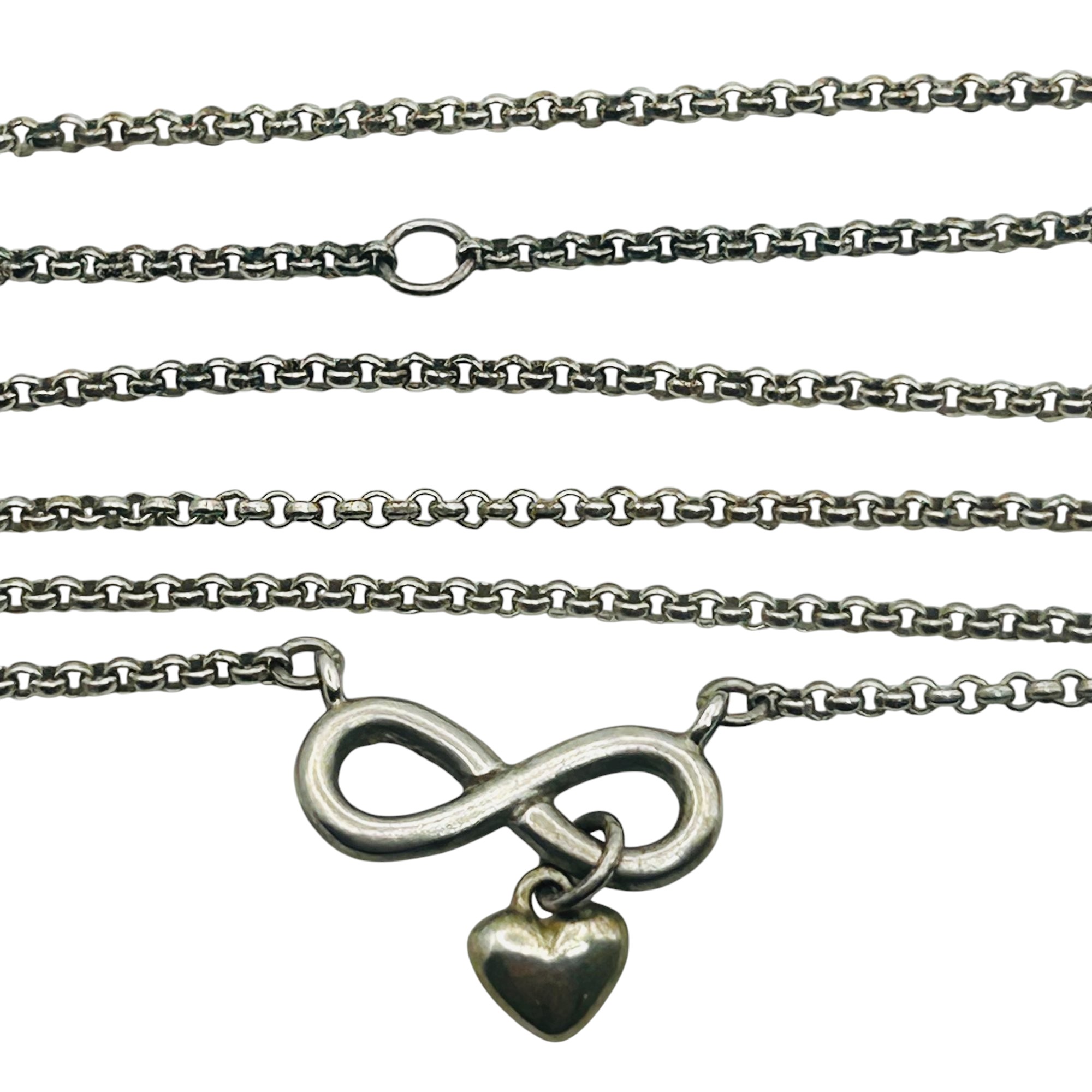 Boma Sterling Infinity Cable Chain Necklace