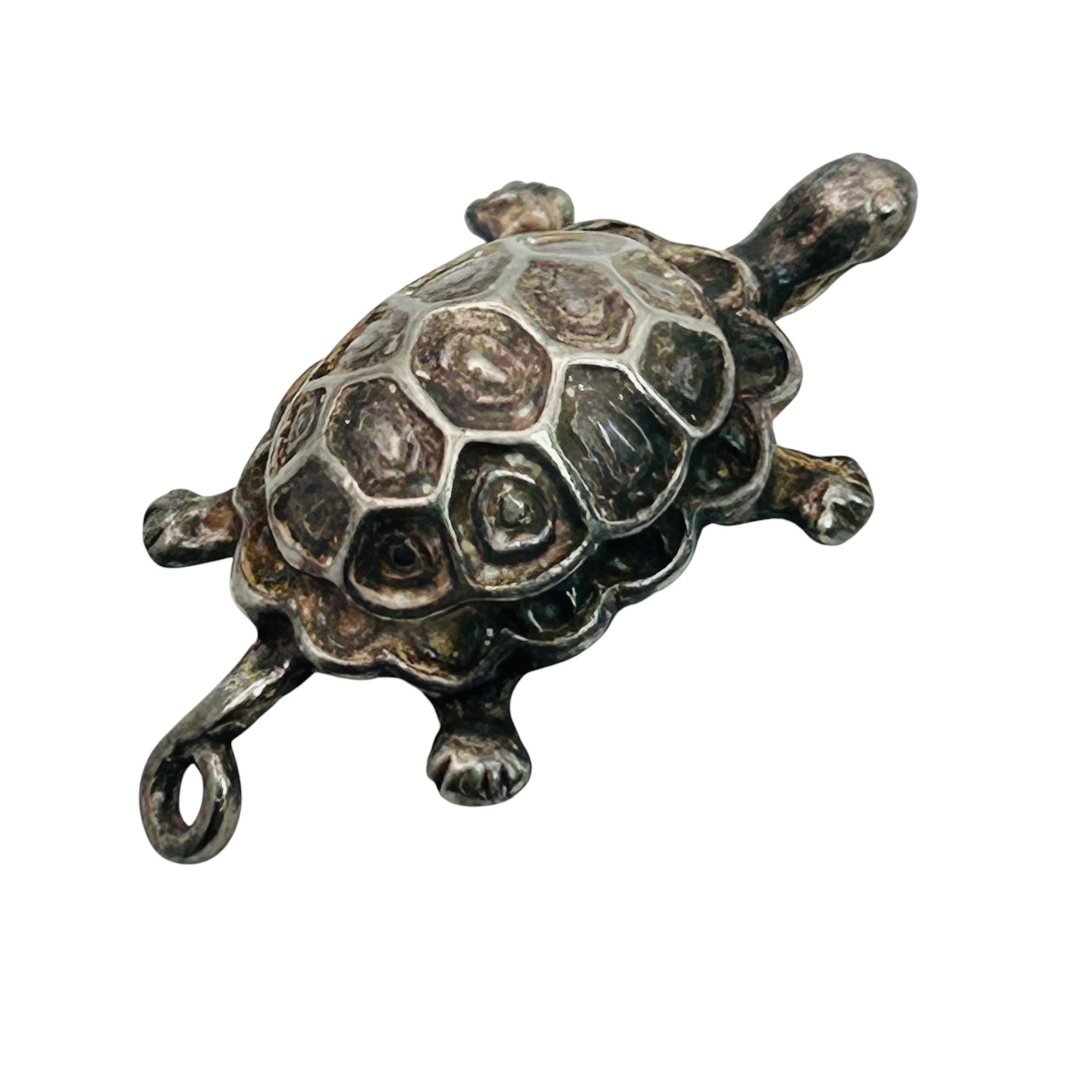 Signed Sterling Turtle Charm