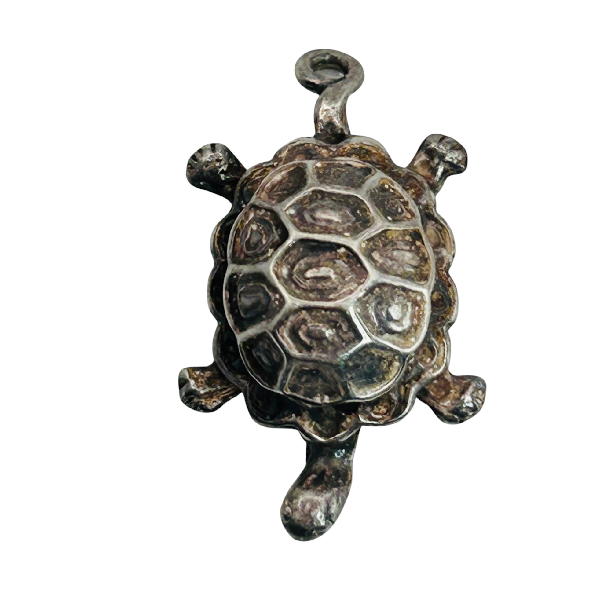 Signed Sterling Turtle Charm