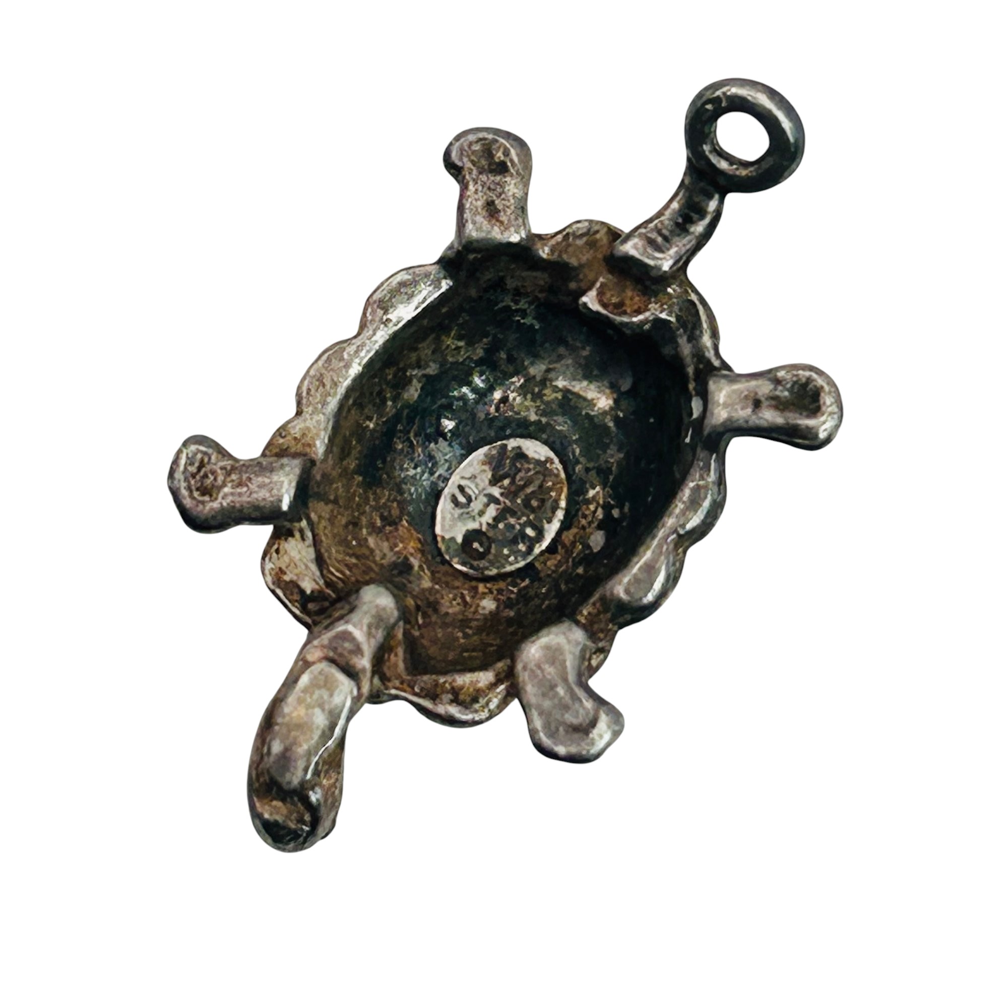 Signed Sterling Turtle Charm