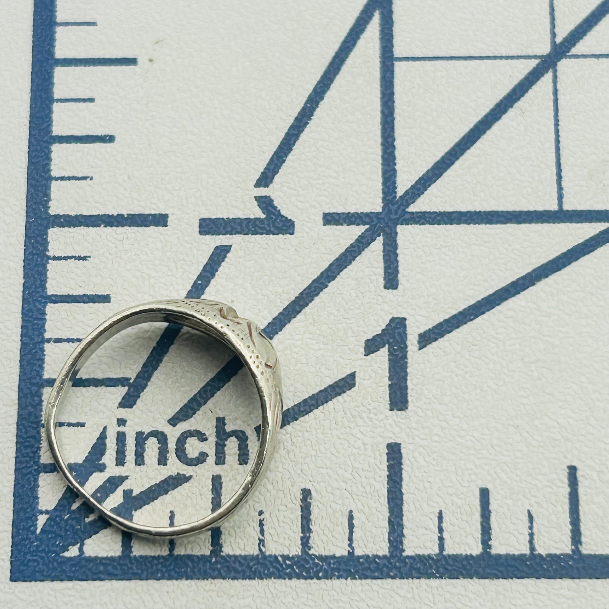 Native Sterling Ring Sz 4