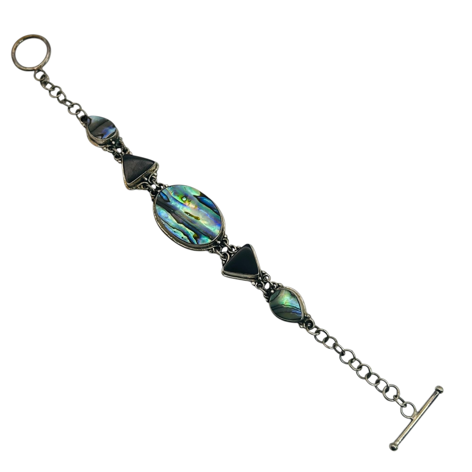 Sterling Abalone Bracelet