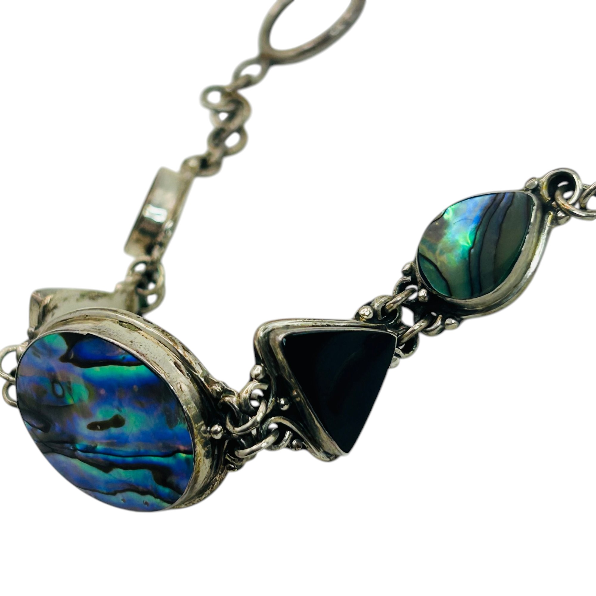Sterling Abalone Bracelet