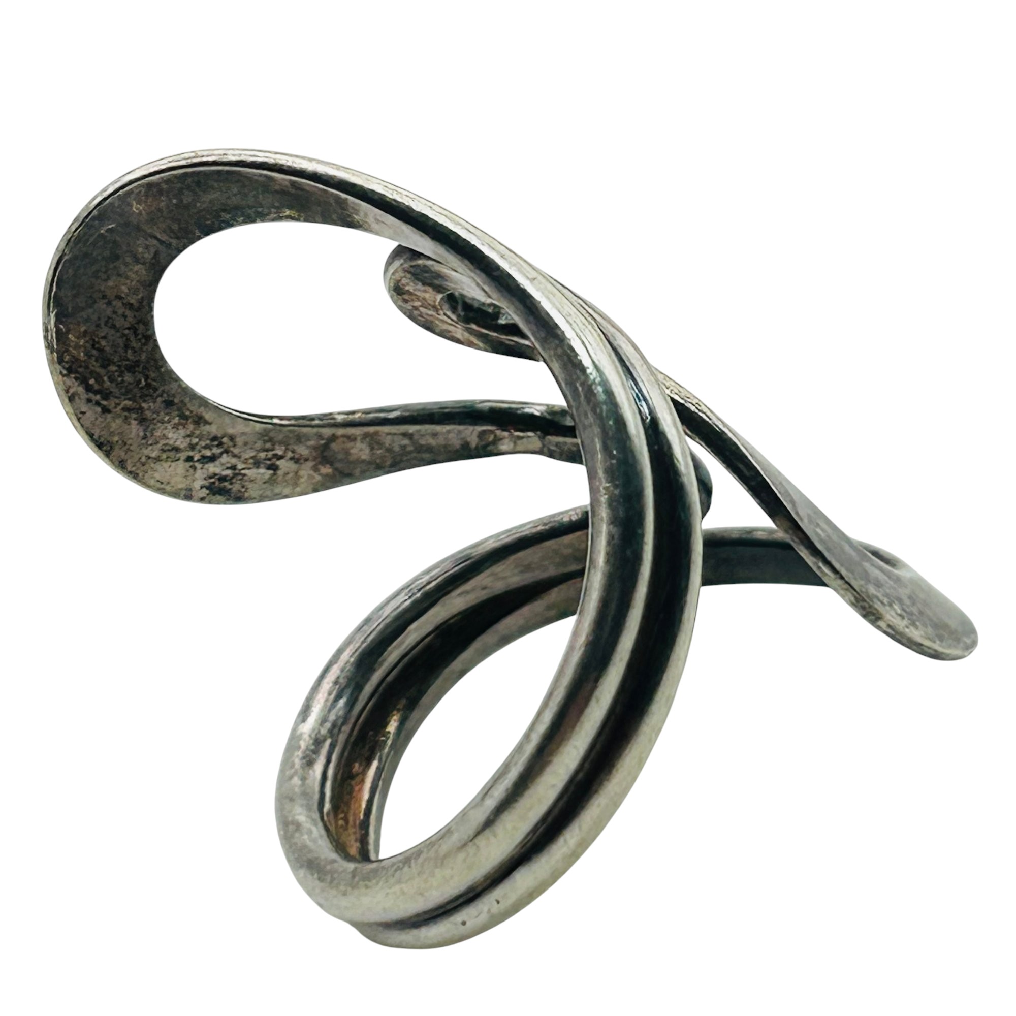 Sterling Modern Ring Sz 8.5