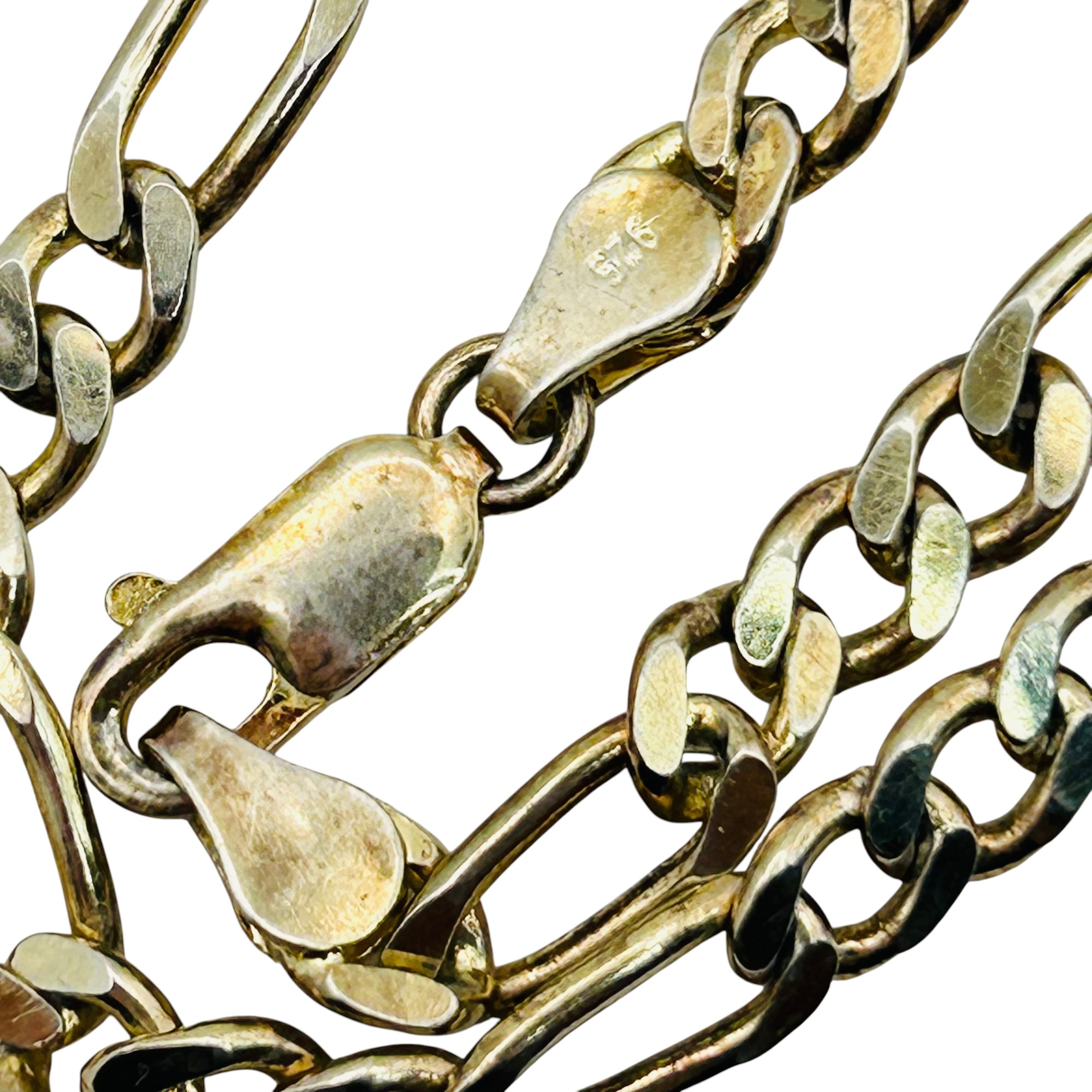 HAN Italy Sterling Curb Chain Necklace