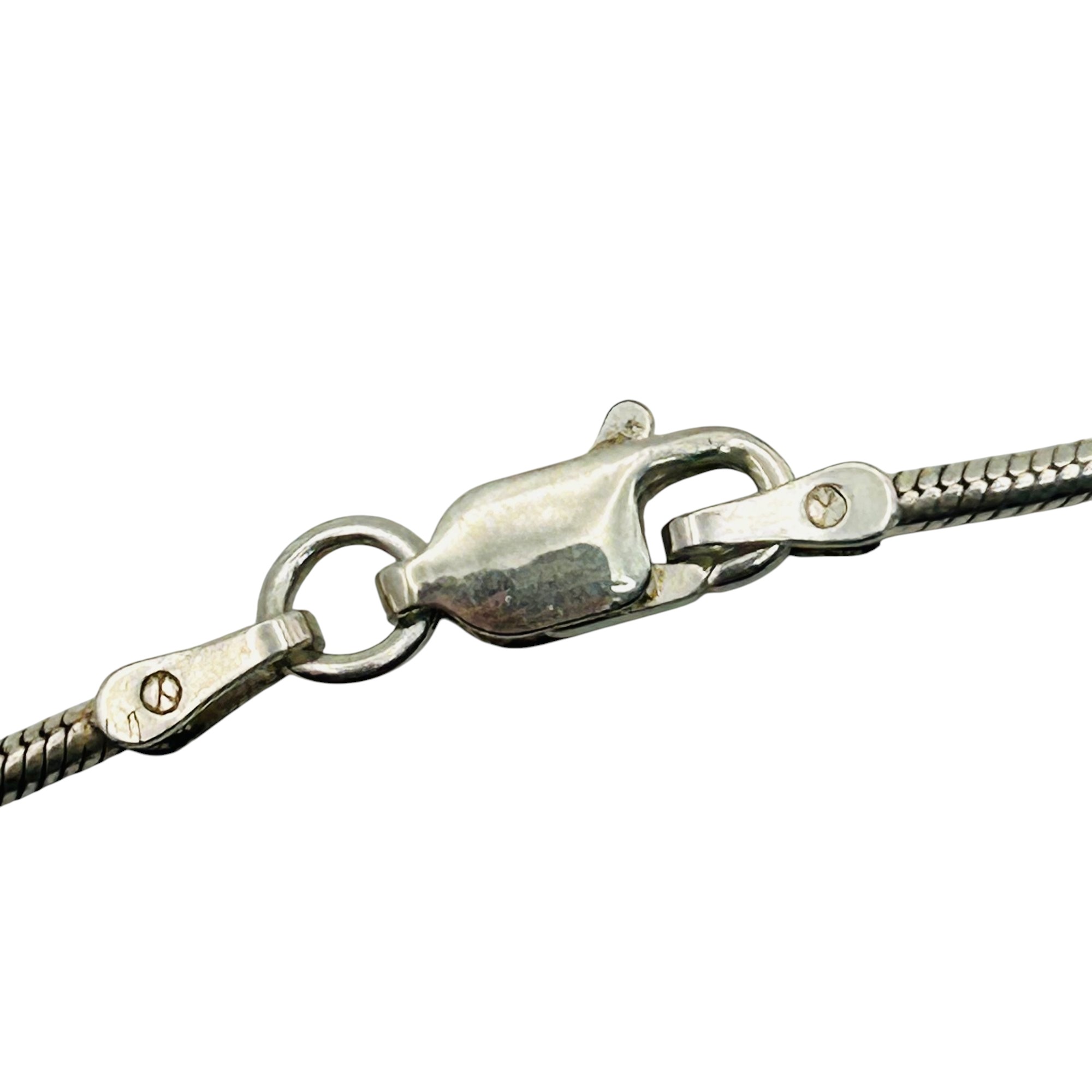 Italy Sterling Round Snake Chain Necklace