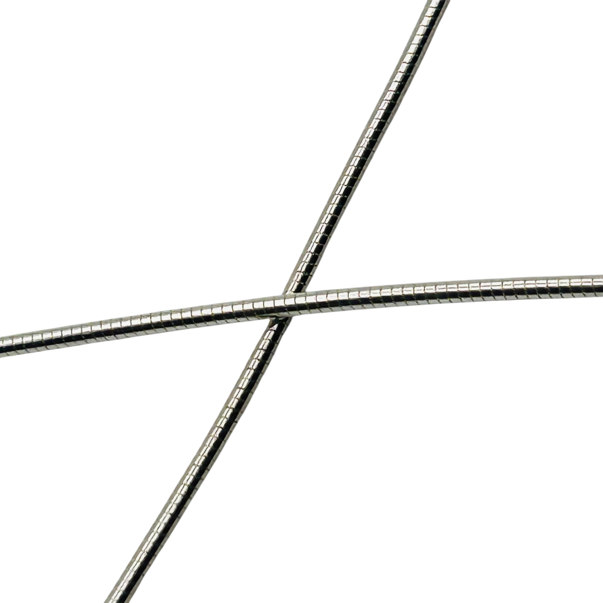Sterling Round Snake Chain Bead Necklace