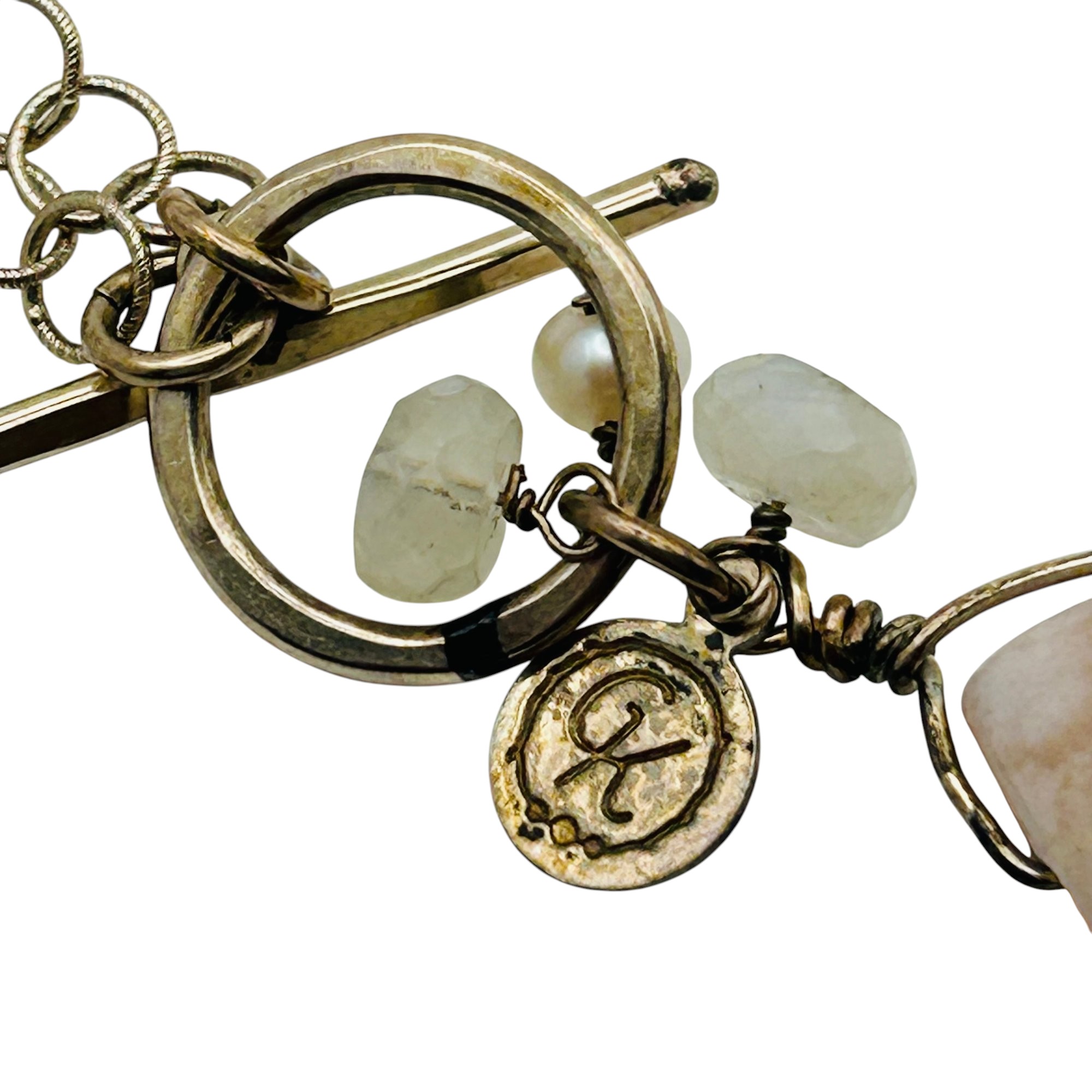 Sterling Rose Quartz Long Necklace