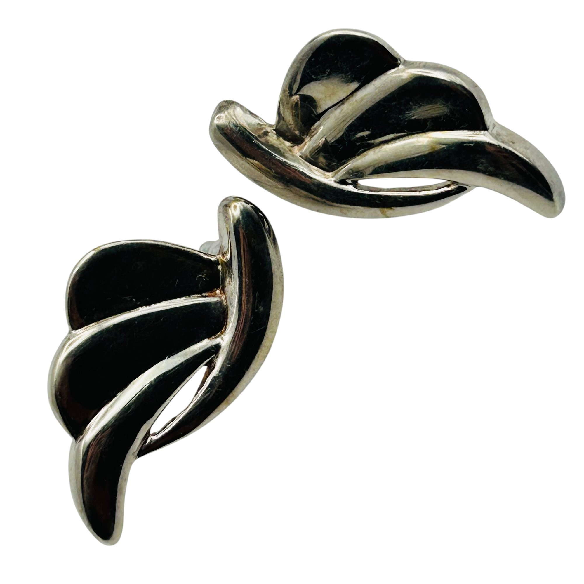 Sterling Wing Stud Earrings