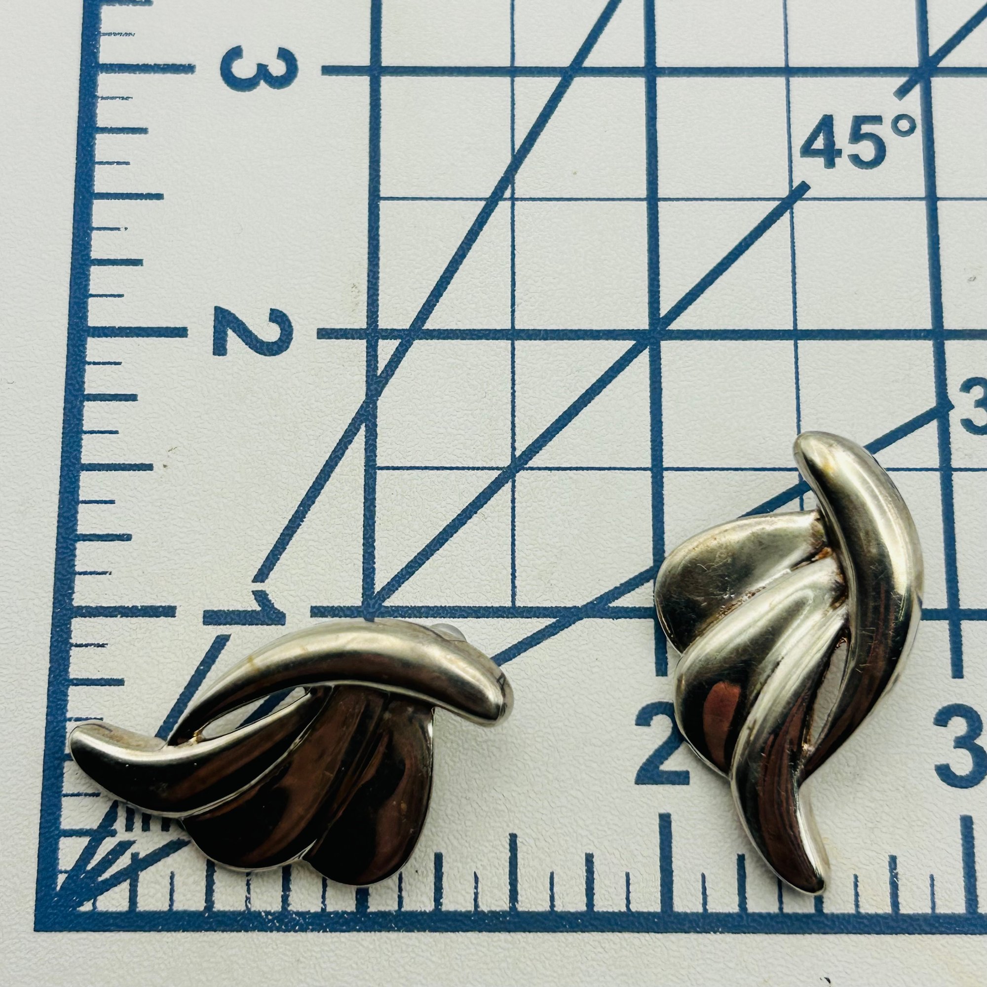 Sterling Wing Stud Earrings