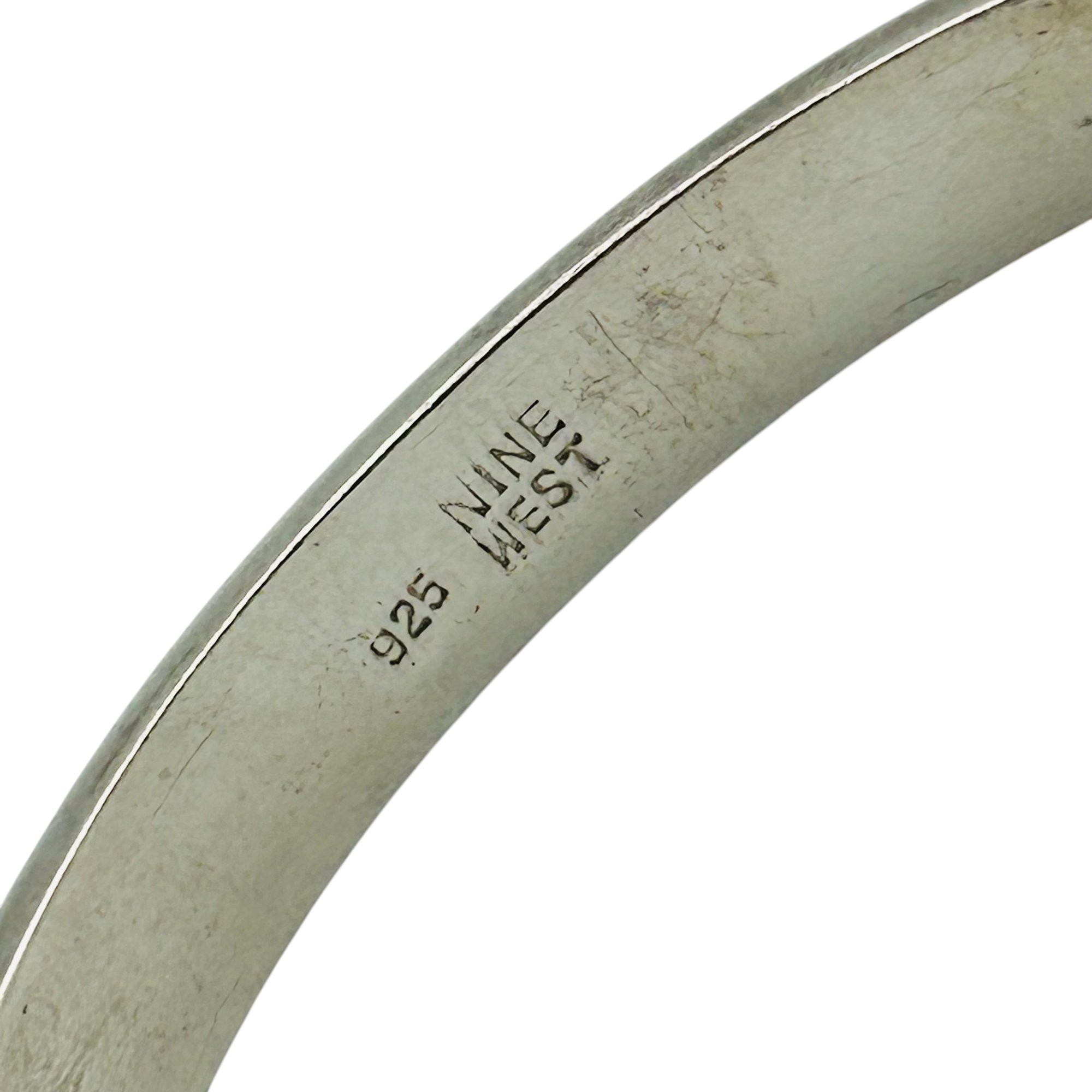 Nine West Sterling Bangle Bracelet